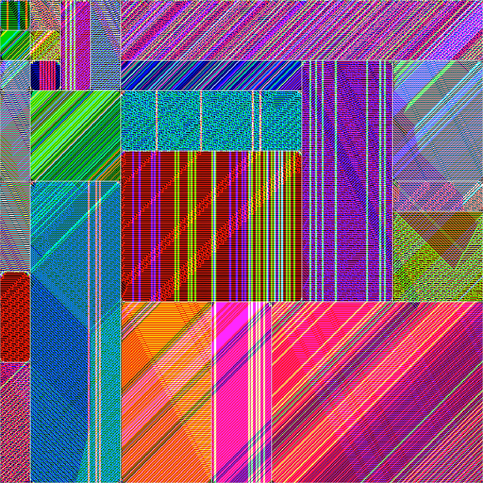 RULES (for Elementary Cellular Automata) #62