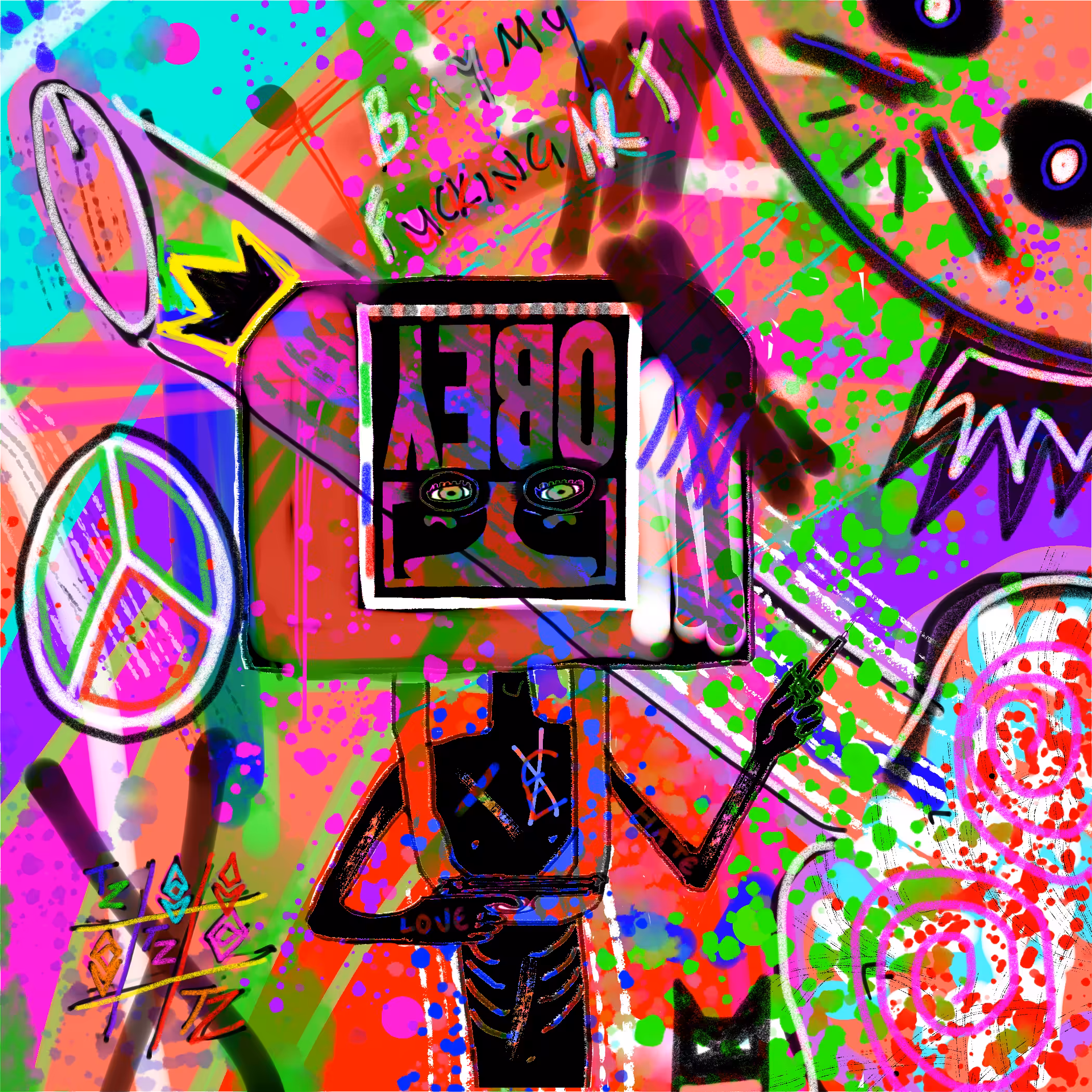 Basquiat baghead no9