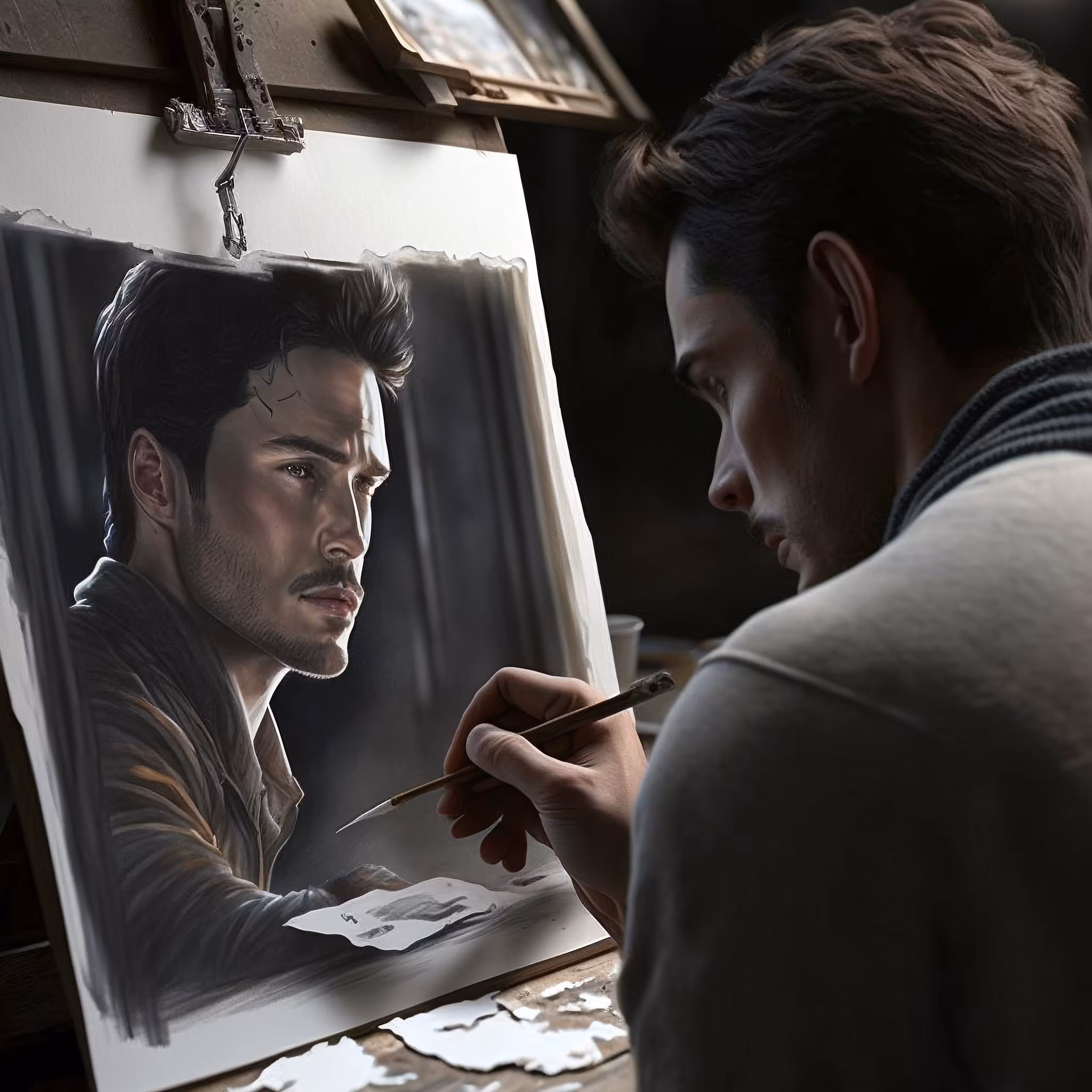 Human culture. Stealing art. 