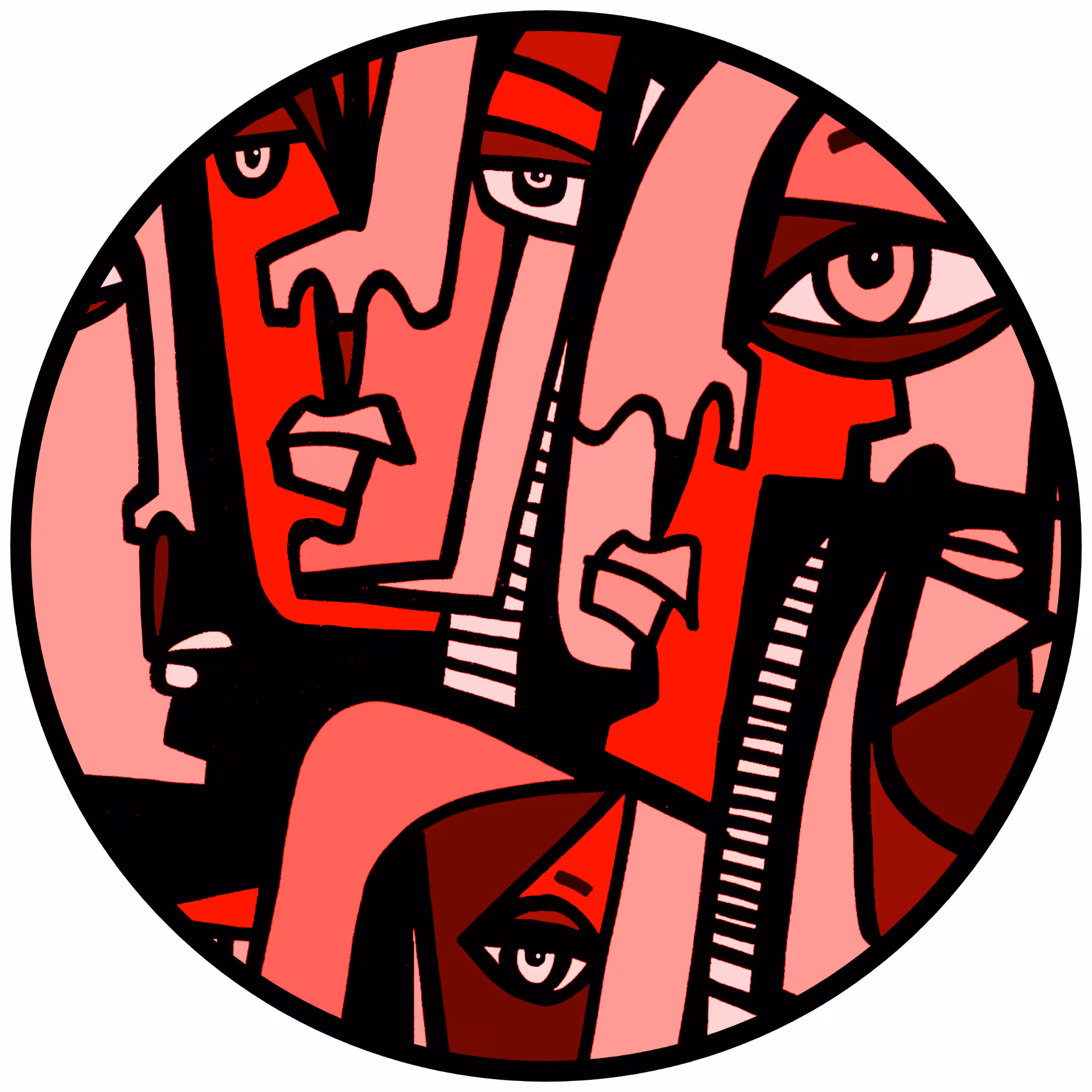 Cubist Circle 108