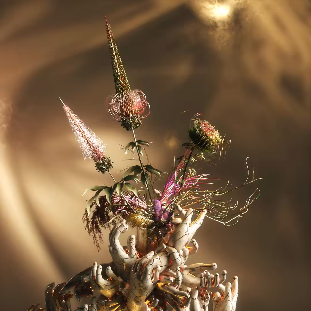 Digital Ikebana - Full Bloom A2