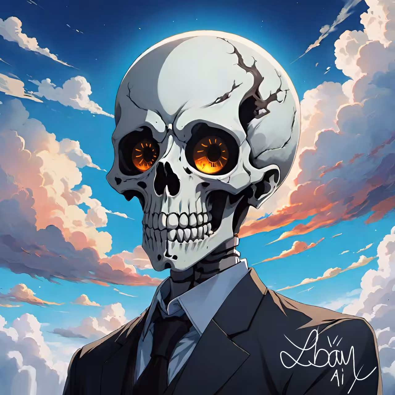 The Skull in a Suit