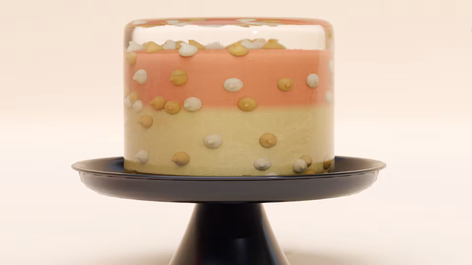 Jelly Chip Cake - Banana Rum Peach