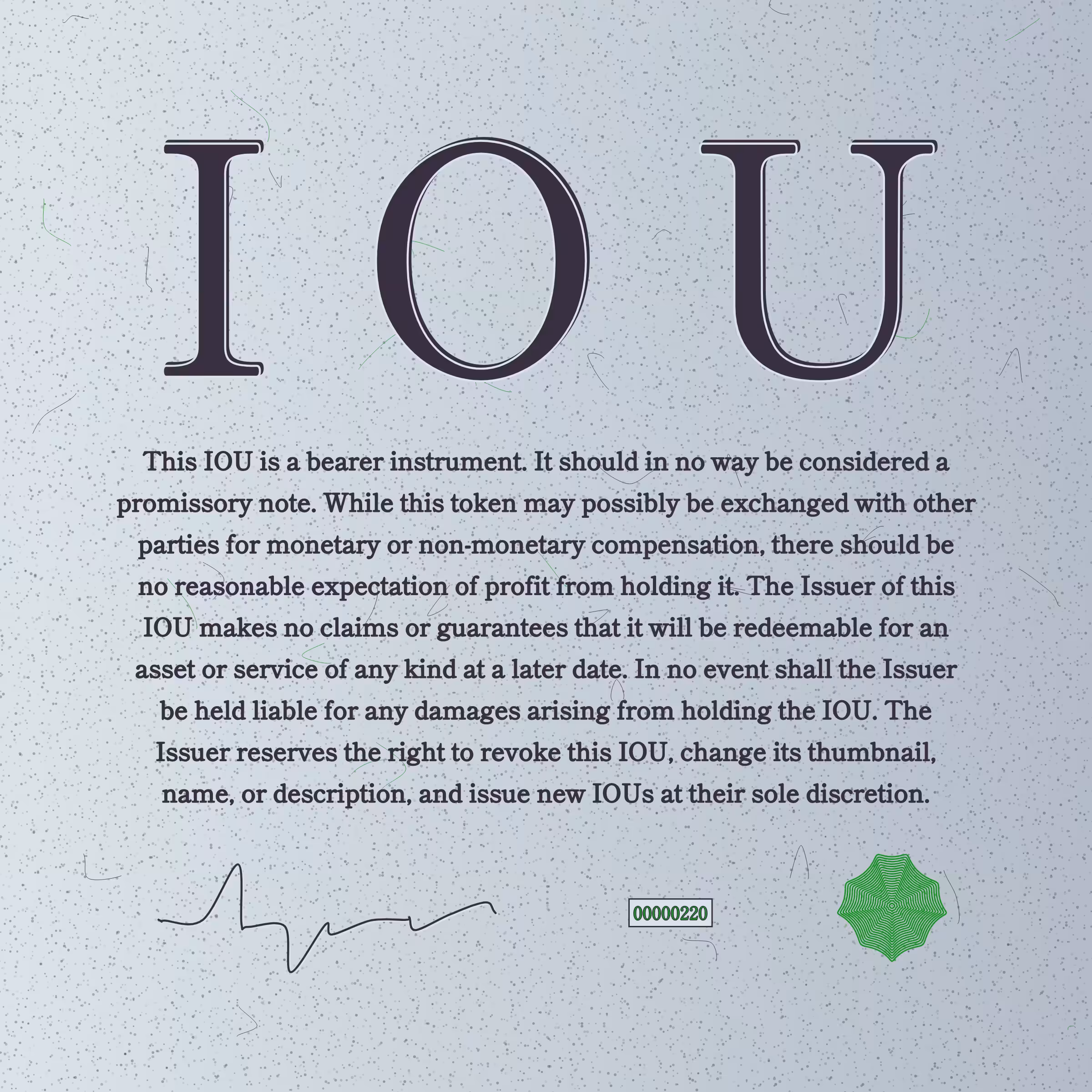 IOU #220