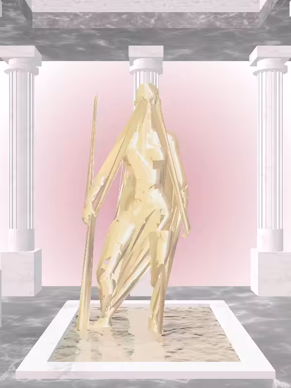 HeavenComputer: The Victorious Real Gold Woman #1887