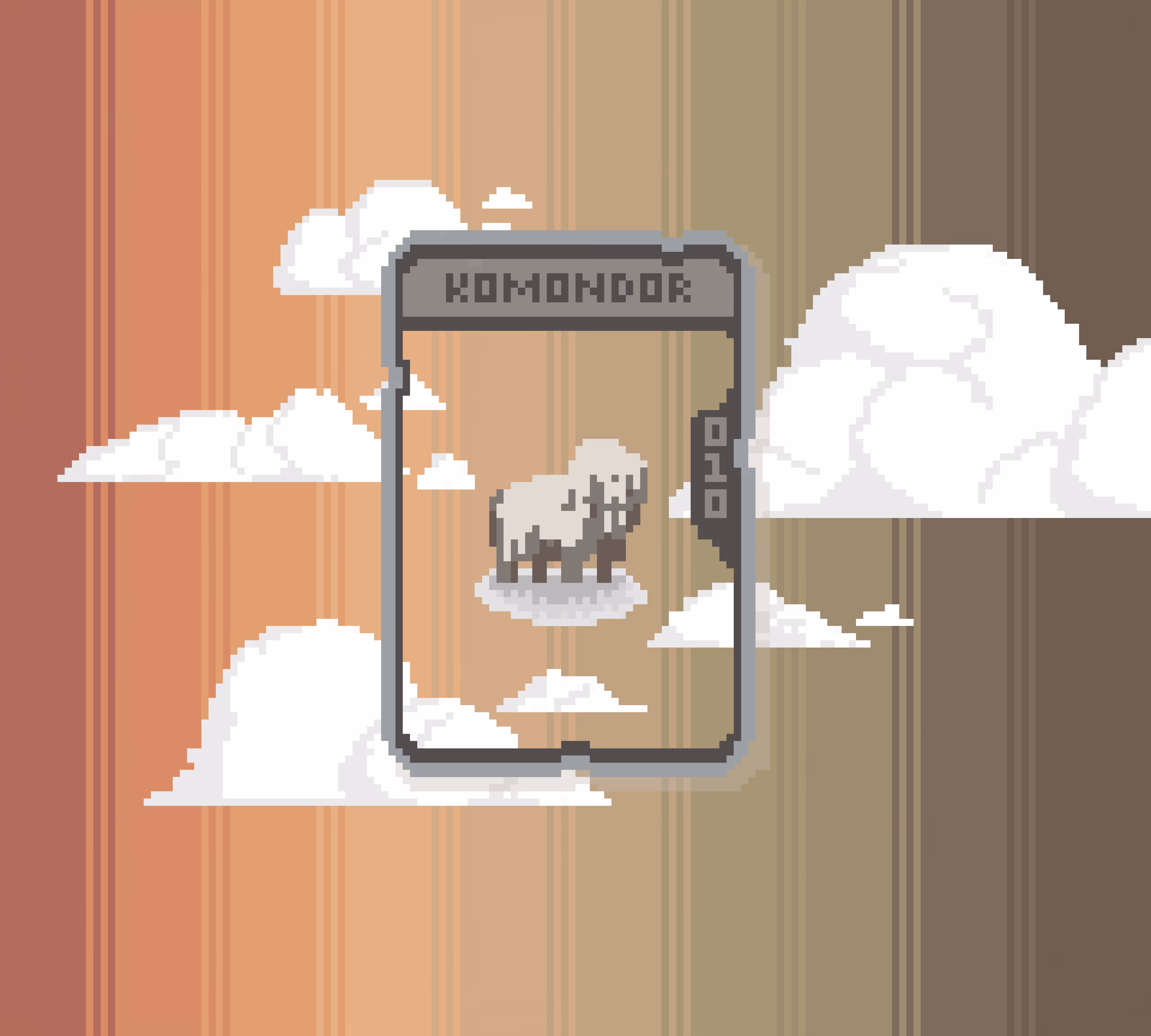 Dog Card Edition: Komondor Dog Card | #010 | Full Art