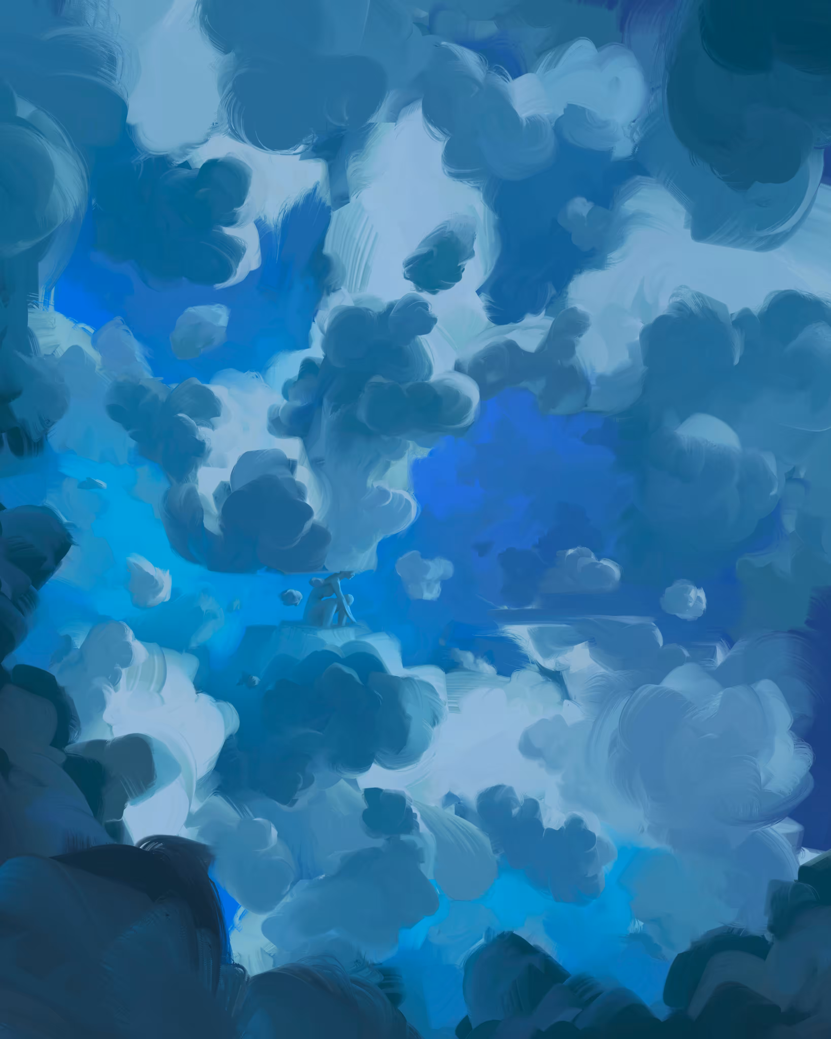 outside
