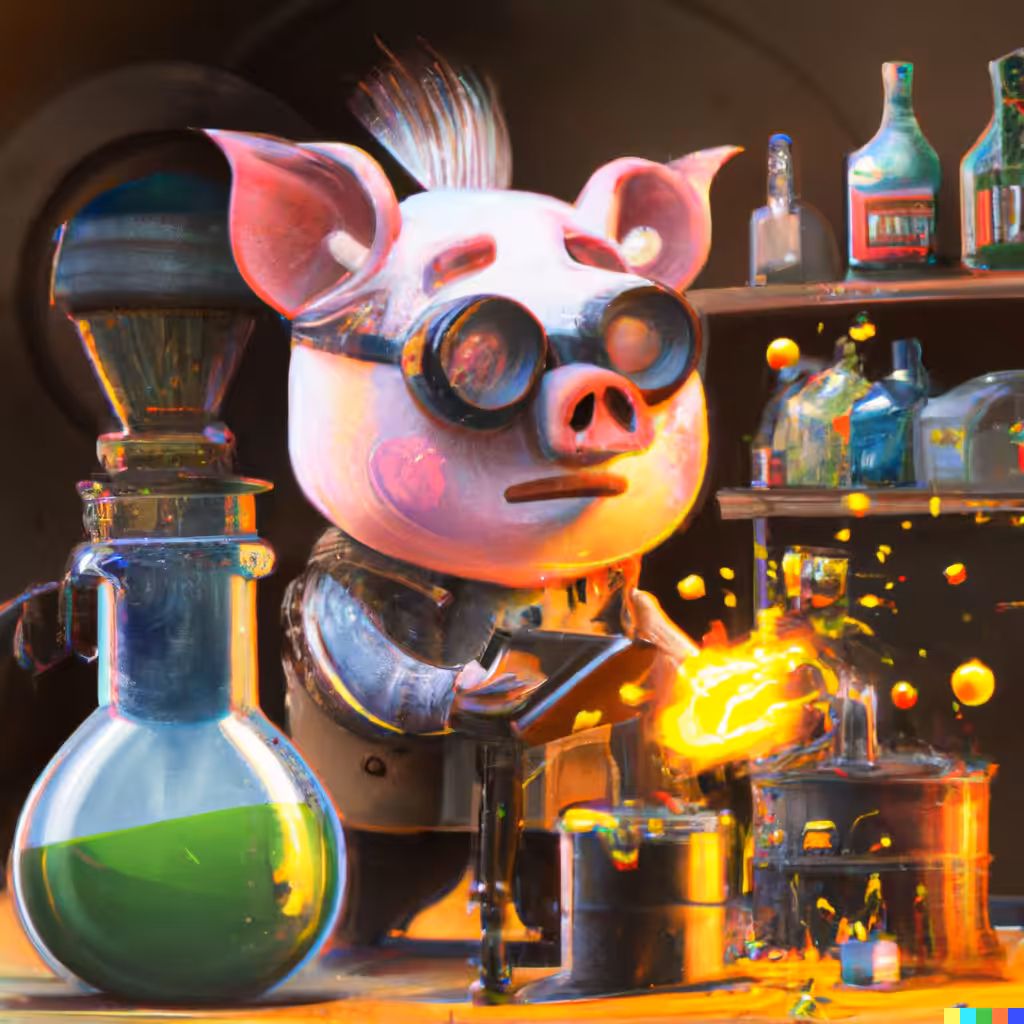 Ben Mad Scientist Monkey #24