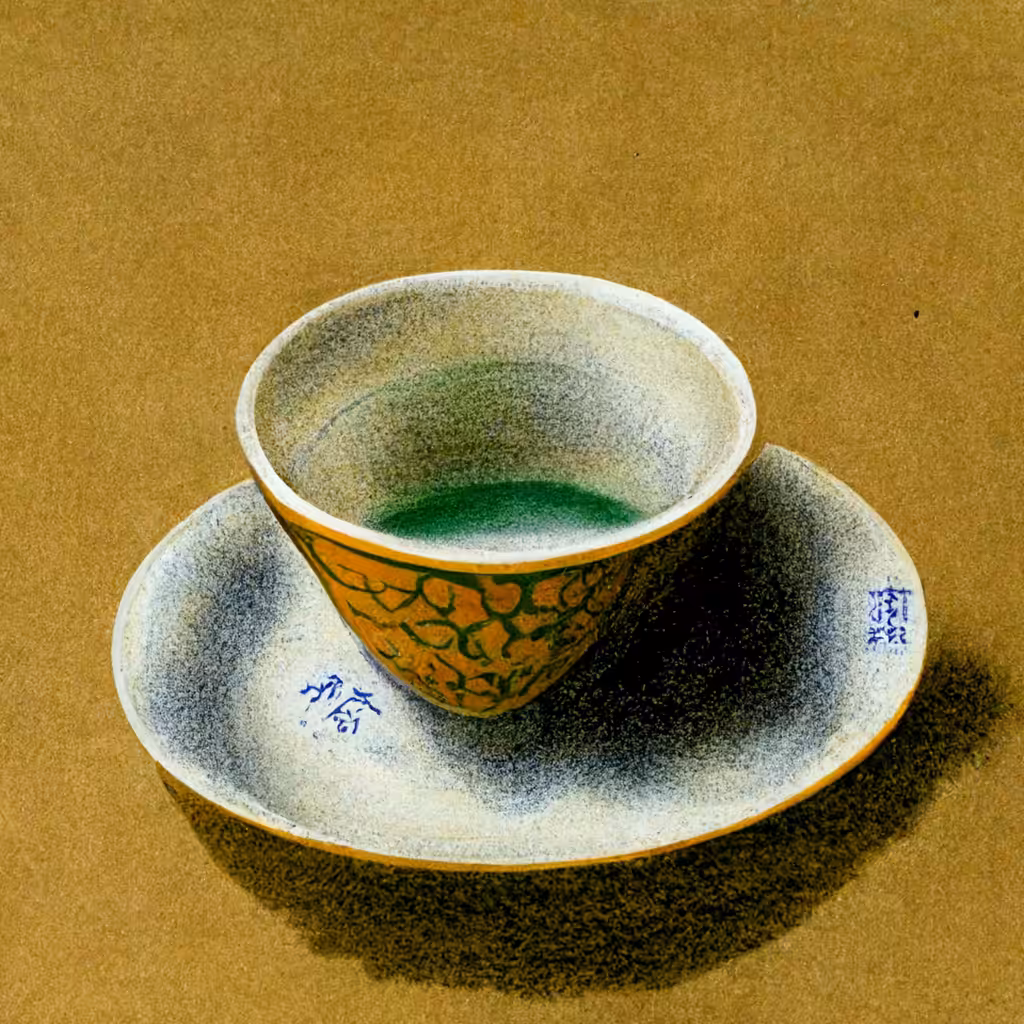 cup of sencha (煎茶)