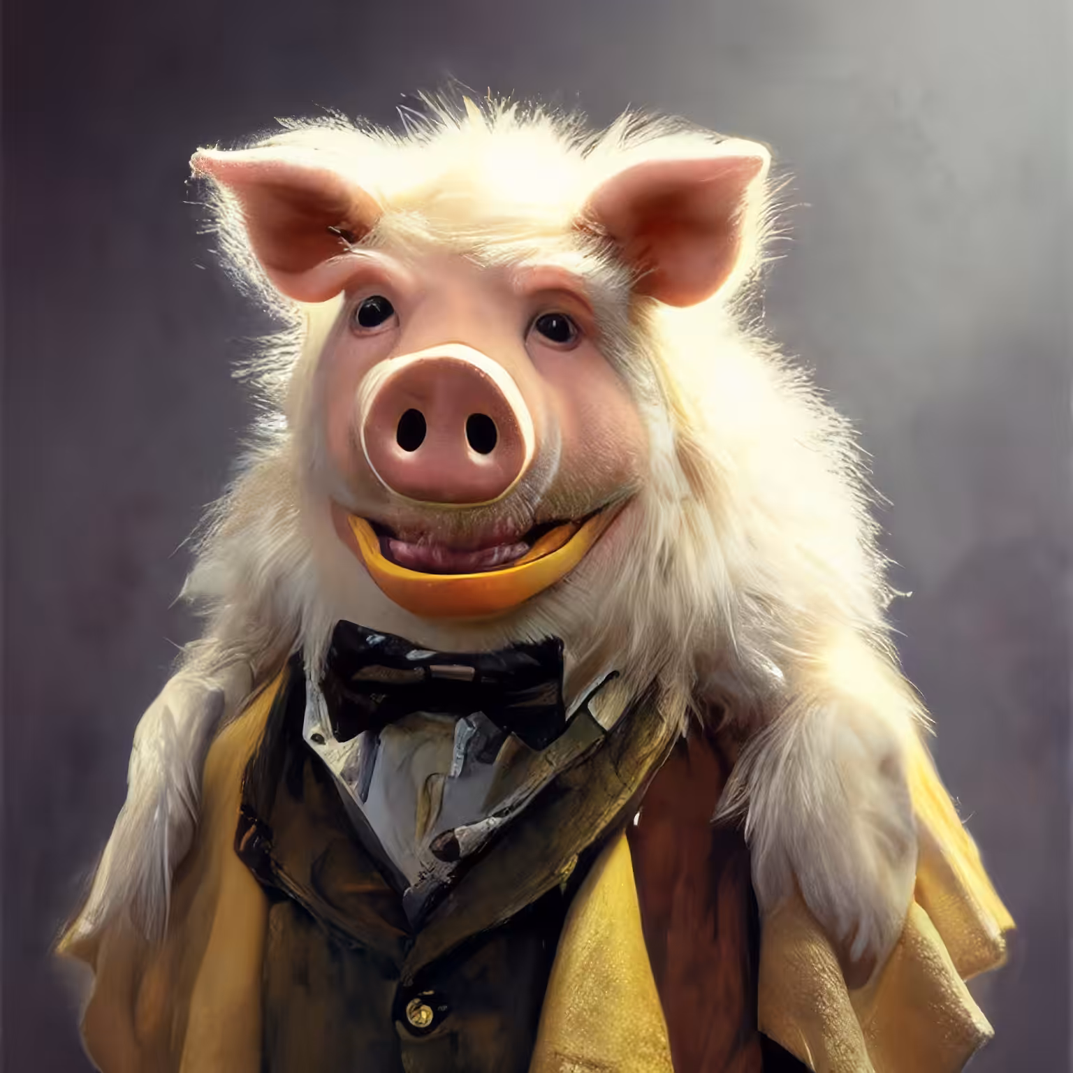 Adorable Furry Creature Collection: Furry Pig 0660