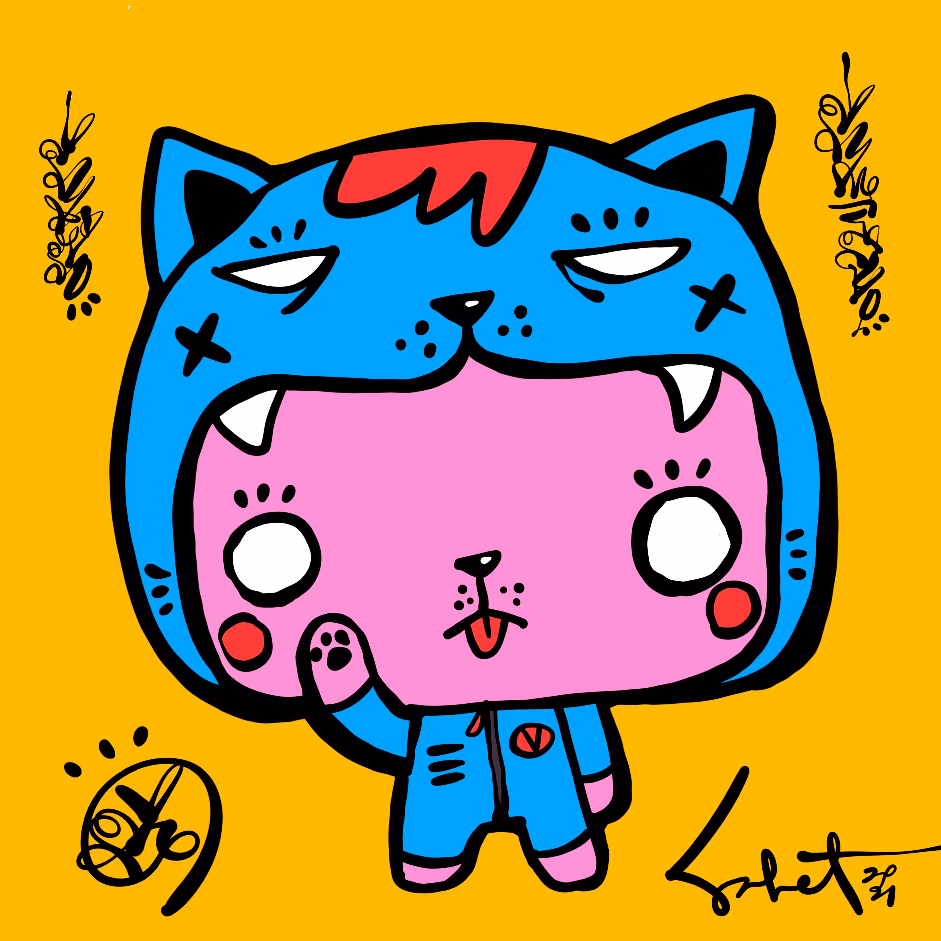 Ugly Kitties by Sabet #236