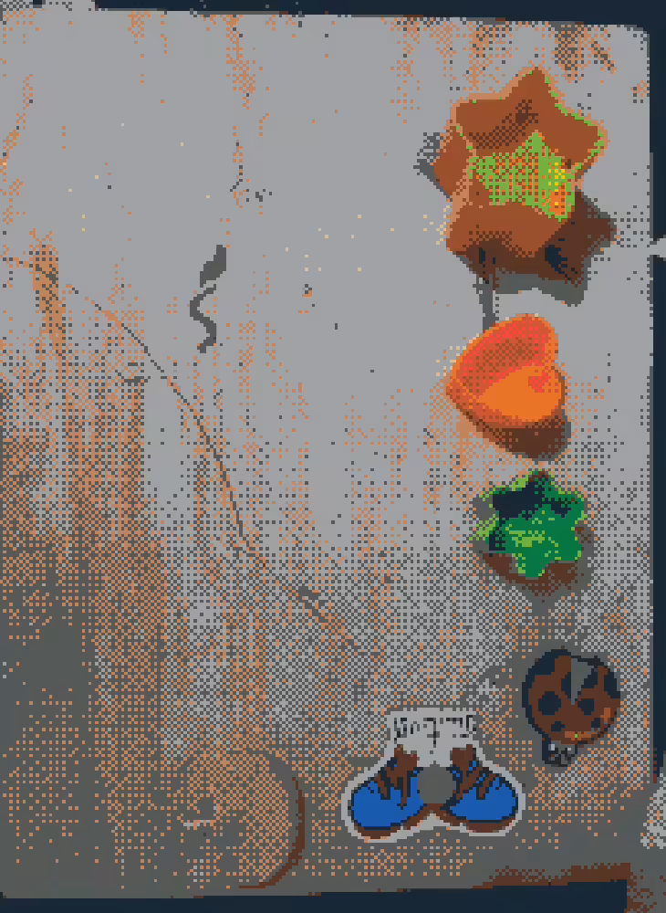 Random items arrangement  01