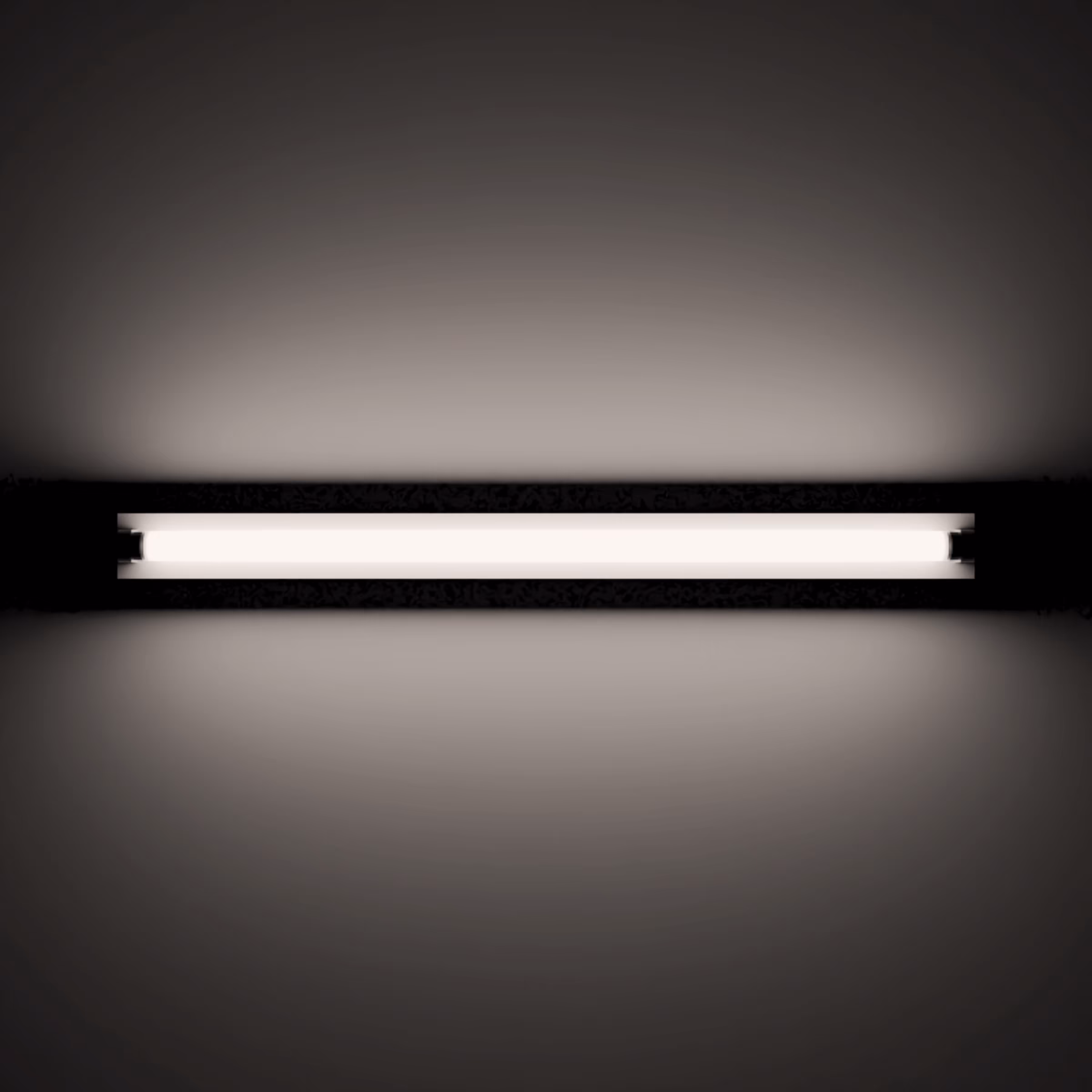 Fluorescent Light - Horizontal Square #1