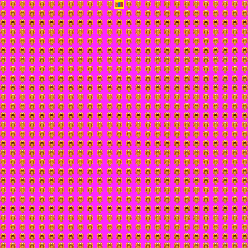 Elementary Cellular Emoji Automata #200