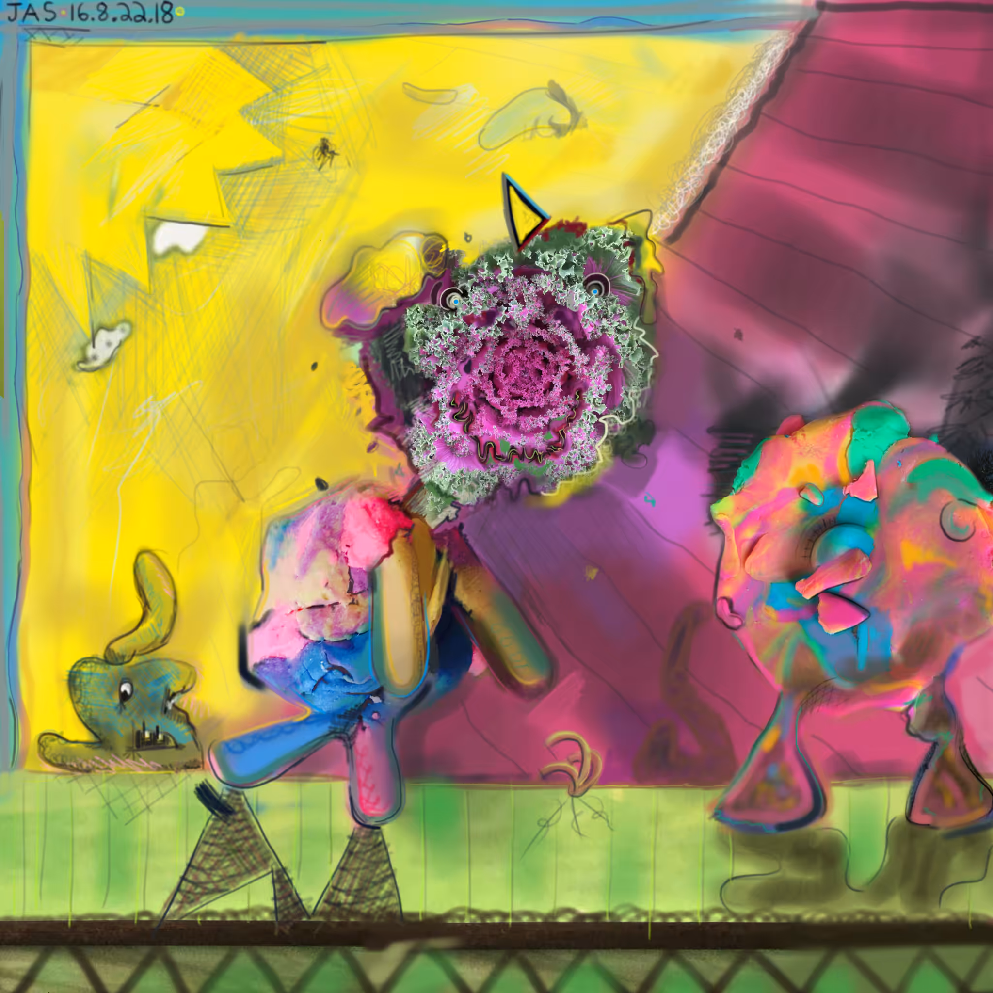 Radical Digital Painting: RDP #36:   JAS 16.8.22.18