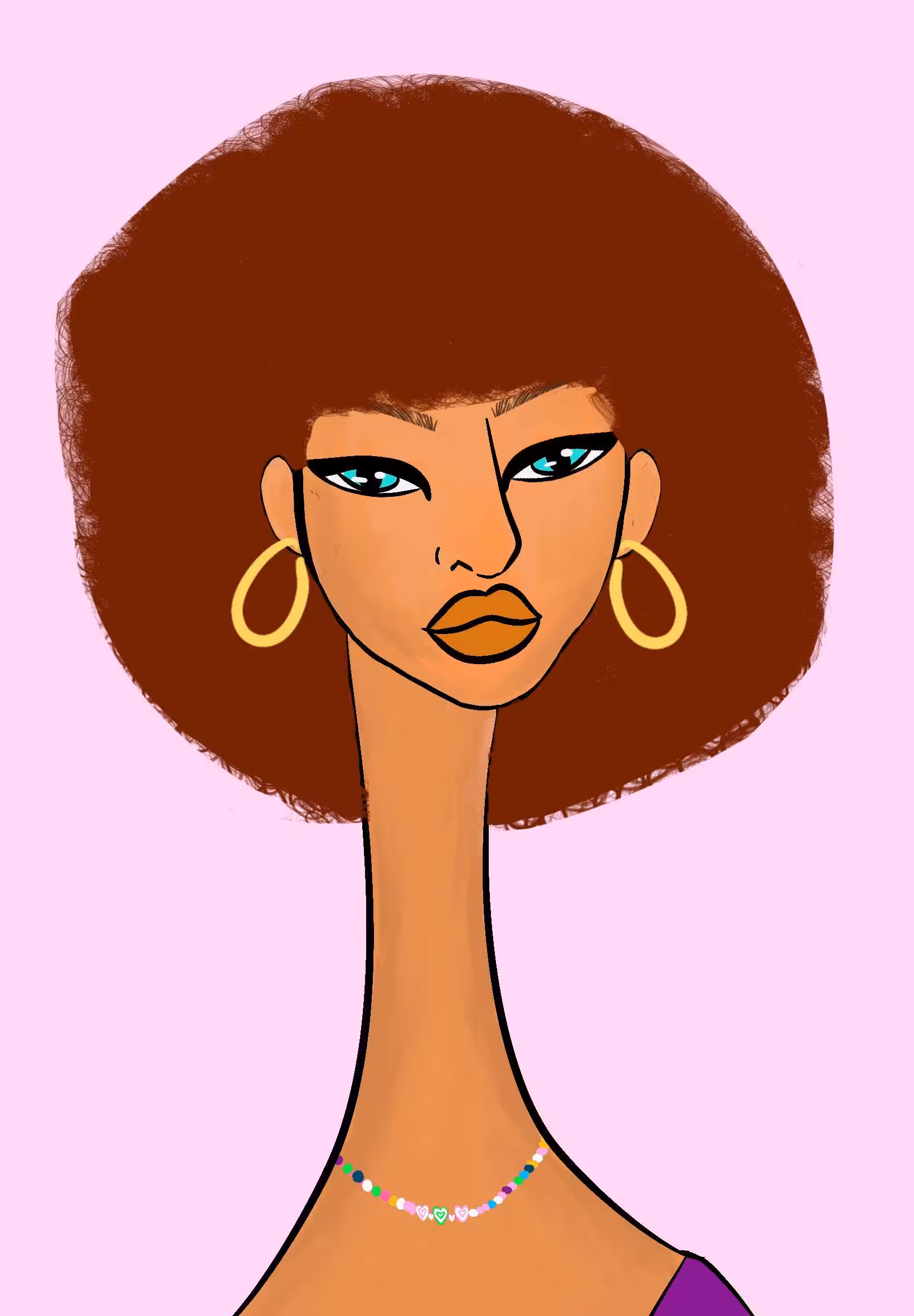 Long Neckie Ladies: Long Neckie Lady #2665