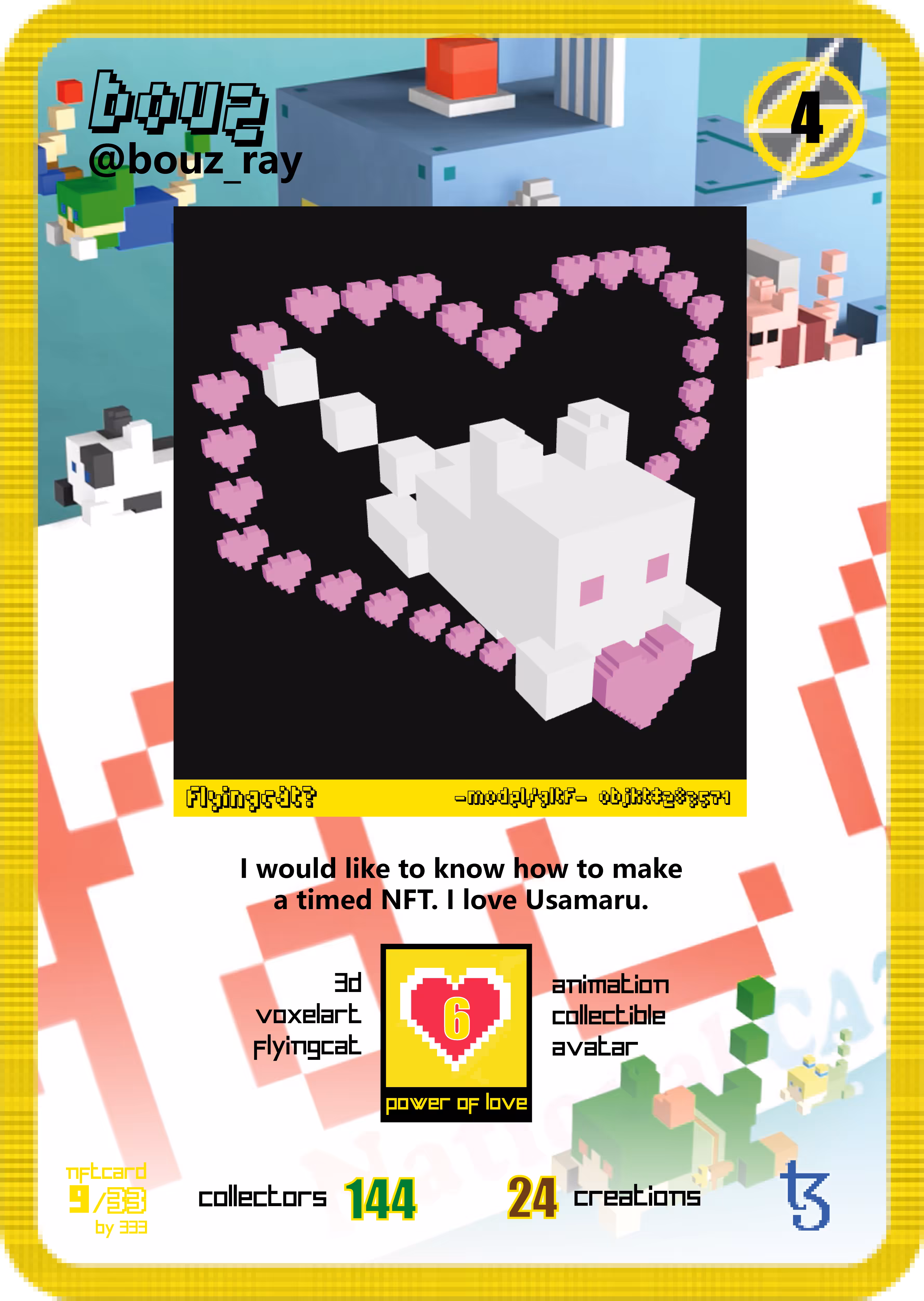 NFTcard_009_pixel edition///bouz