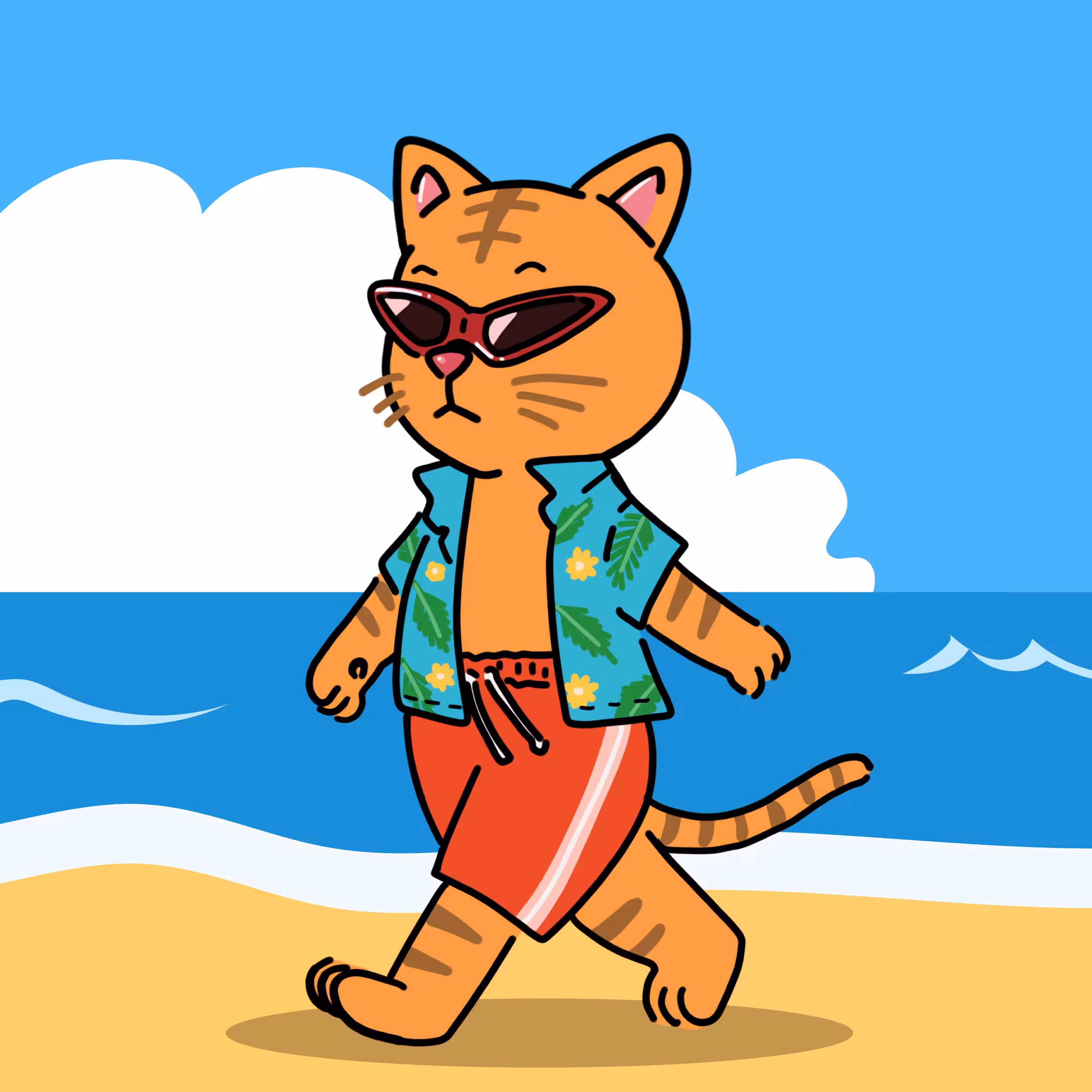 Beach Cat#2