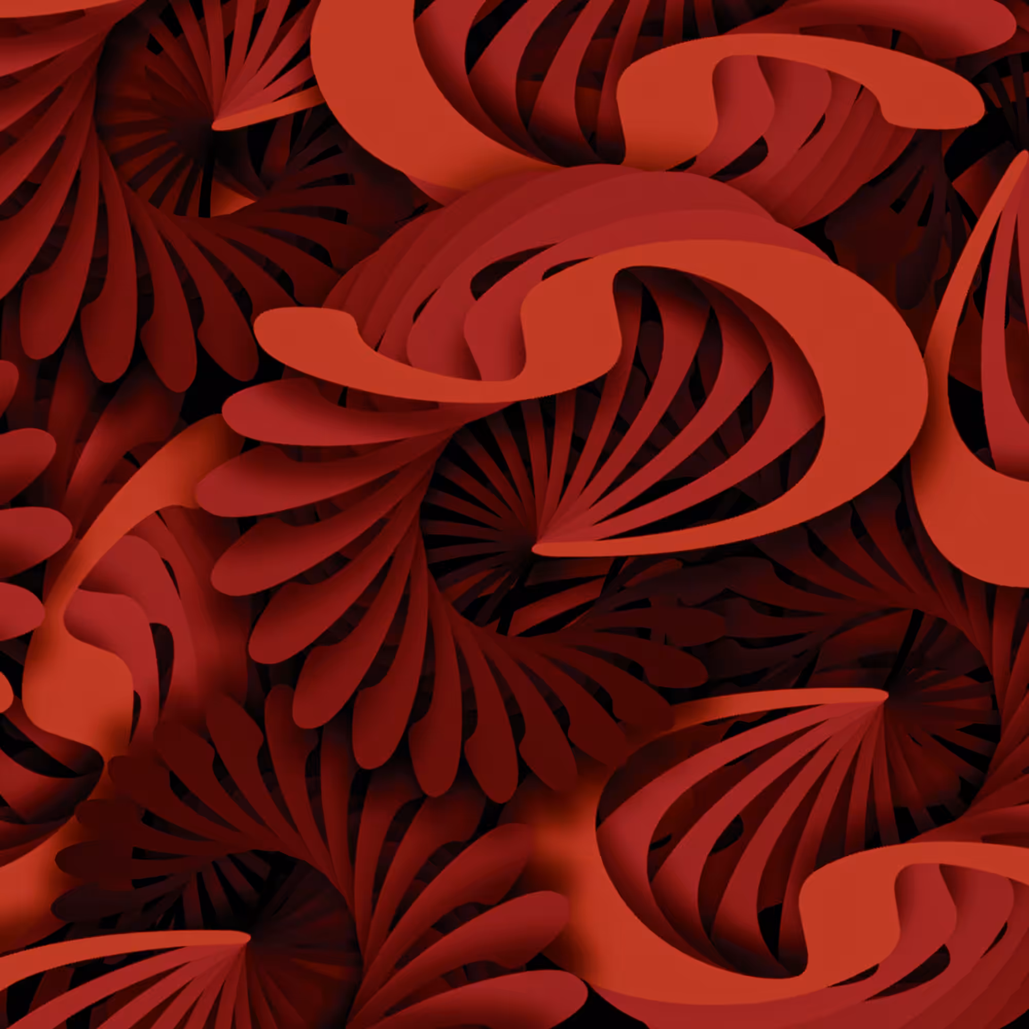 'ی' Spiral