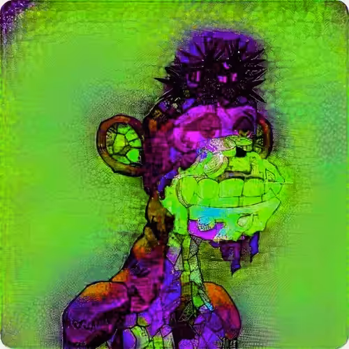 Danny Kass Art: Trippy Blue MAYC 19786