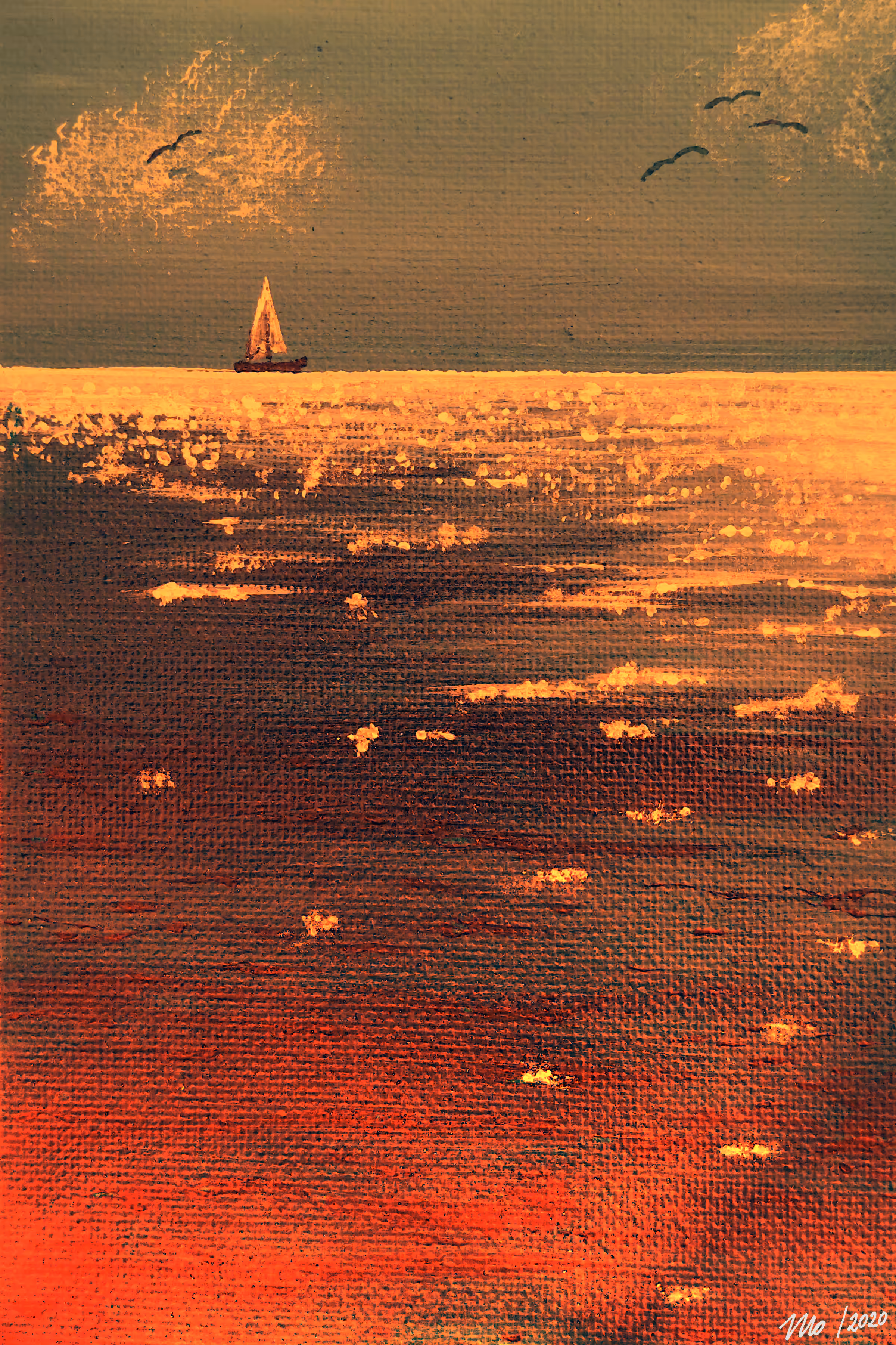 Vacation Mood - variation #12/15: fire sea