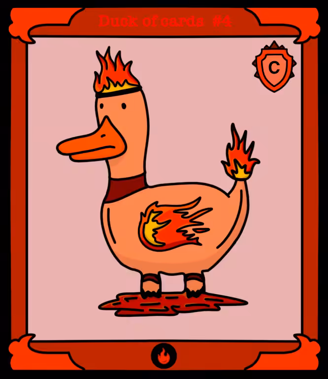 Duck of cards #4