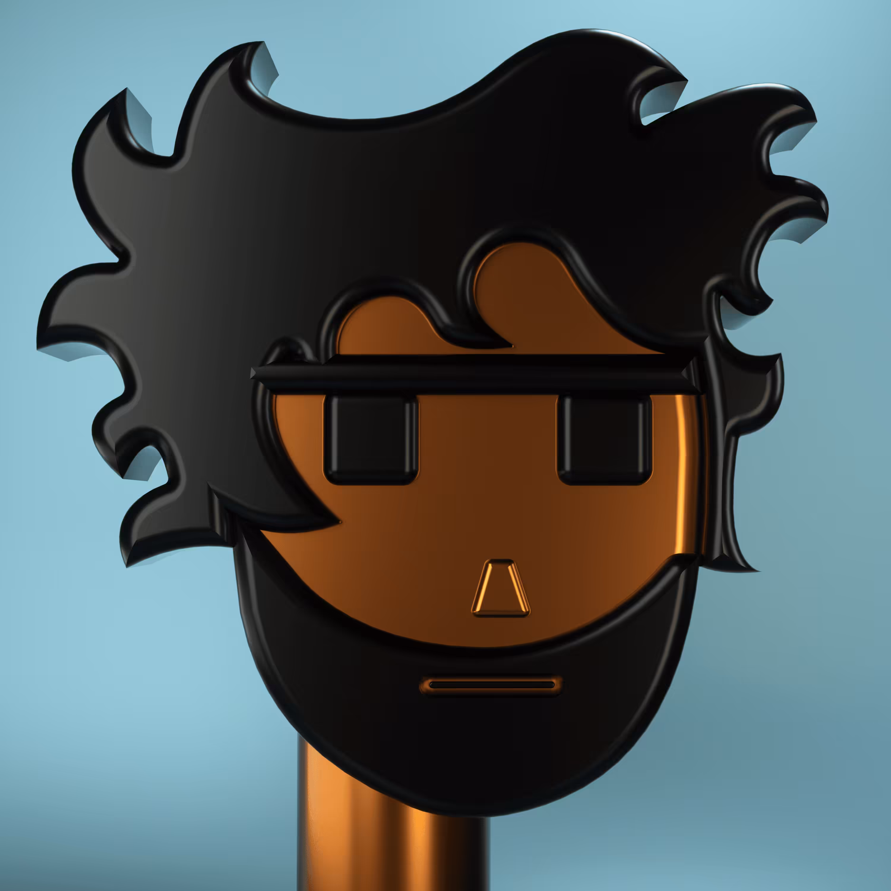 3D Chrome Punk #0900