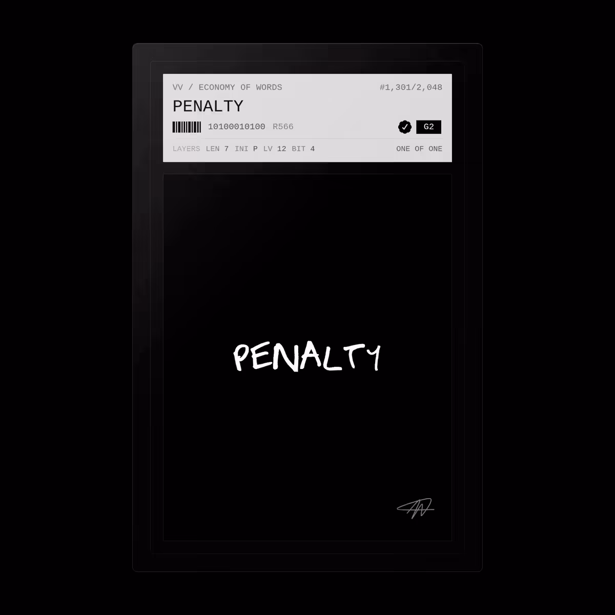 PENALTY · #1301