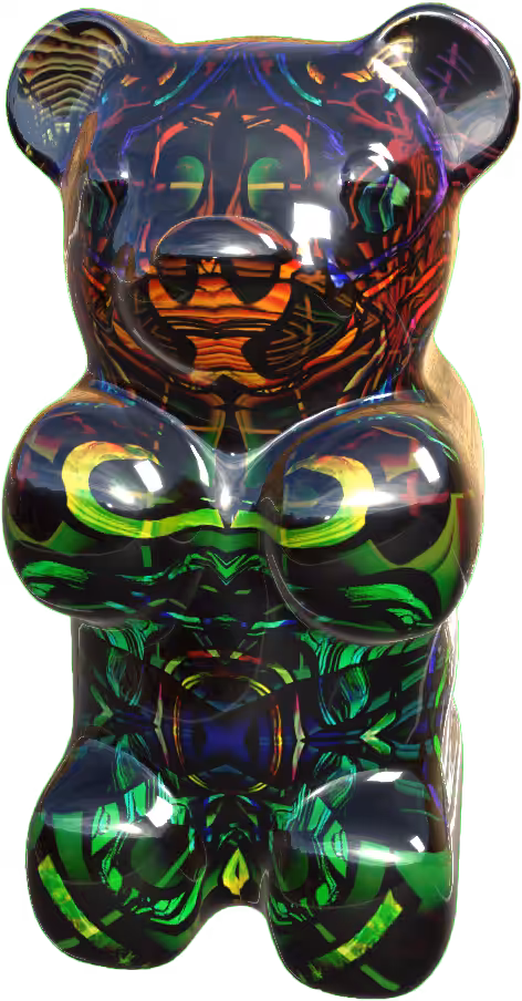 LSD Gummy Bear PFP B-Sides AR Model #18
