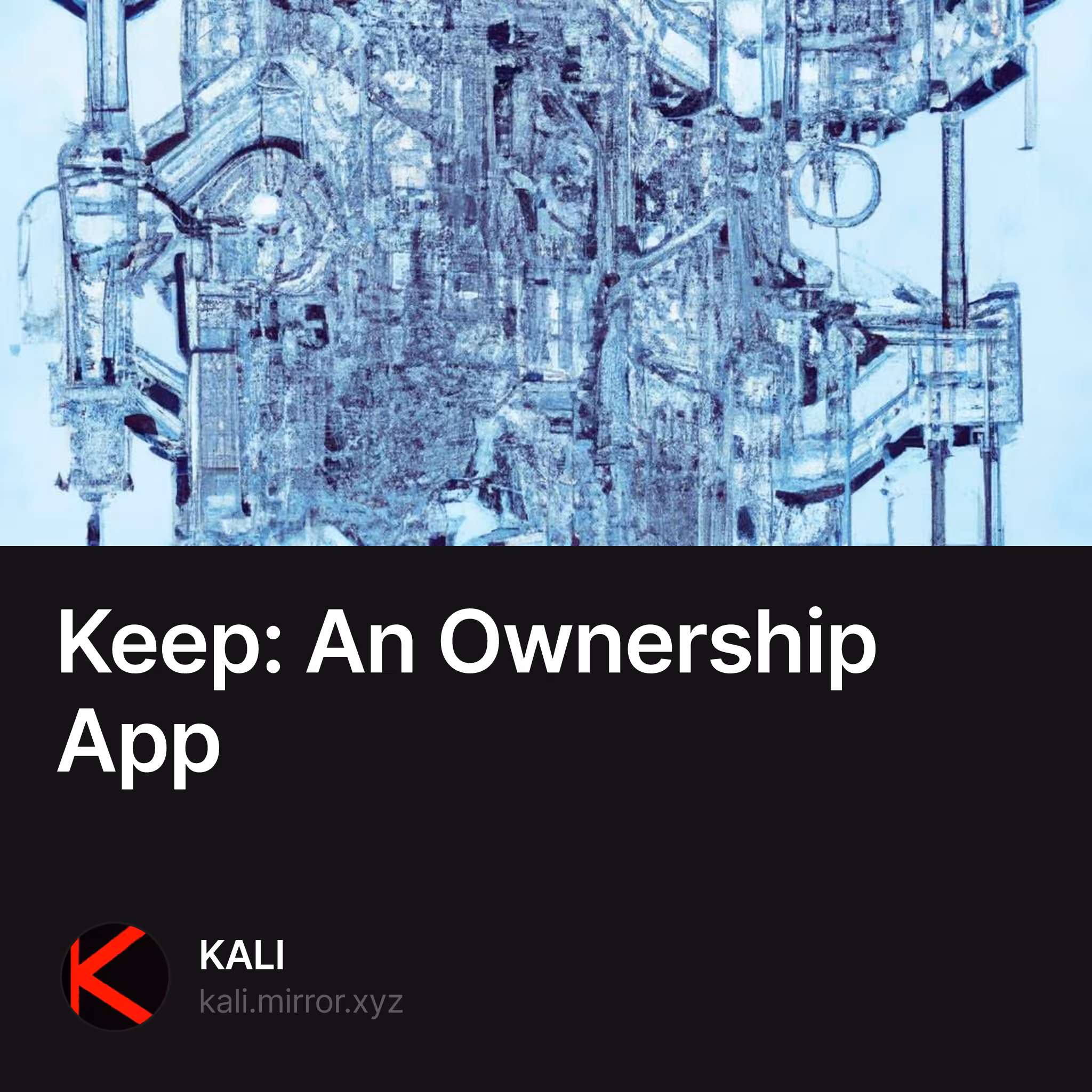 Keep: An Ownership App
