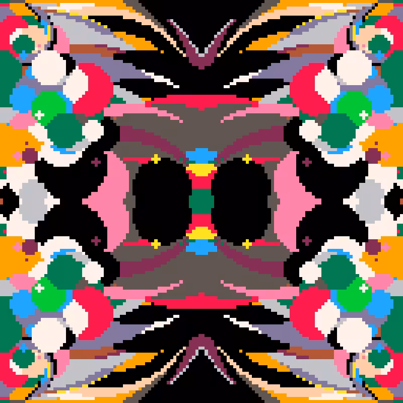 Rapid Psychedelic Inkblot Test Generator #12