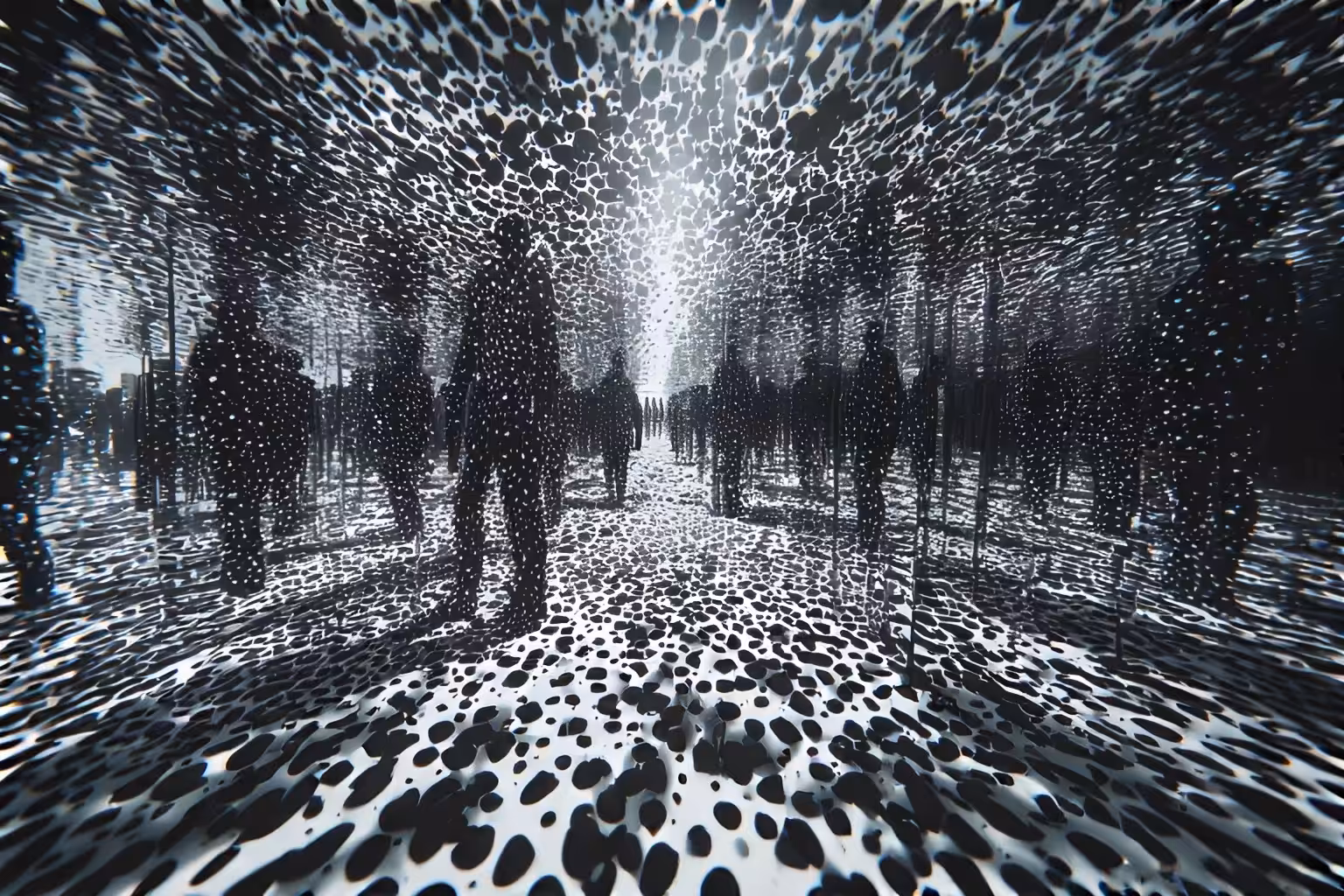 "Guernica" revisited by Yayoi Kusama