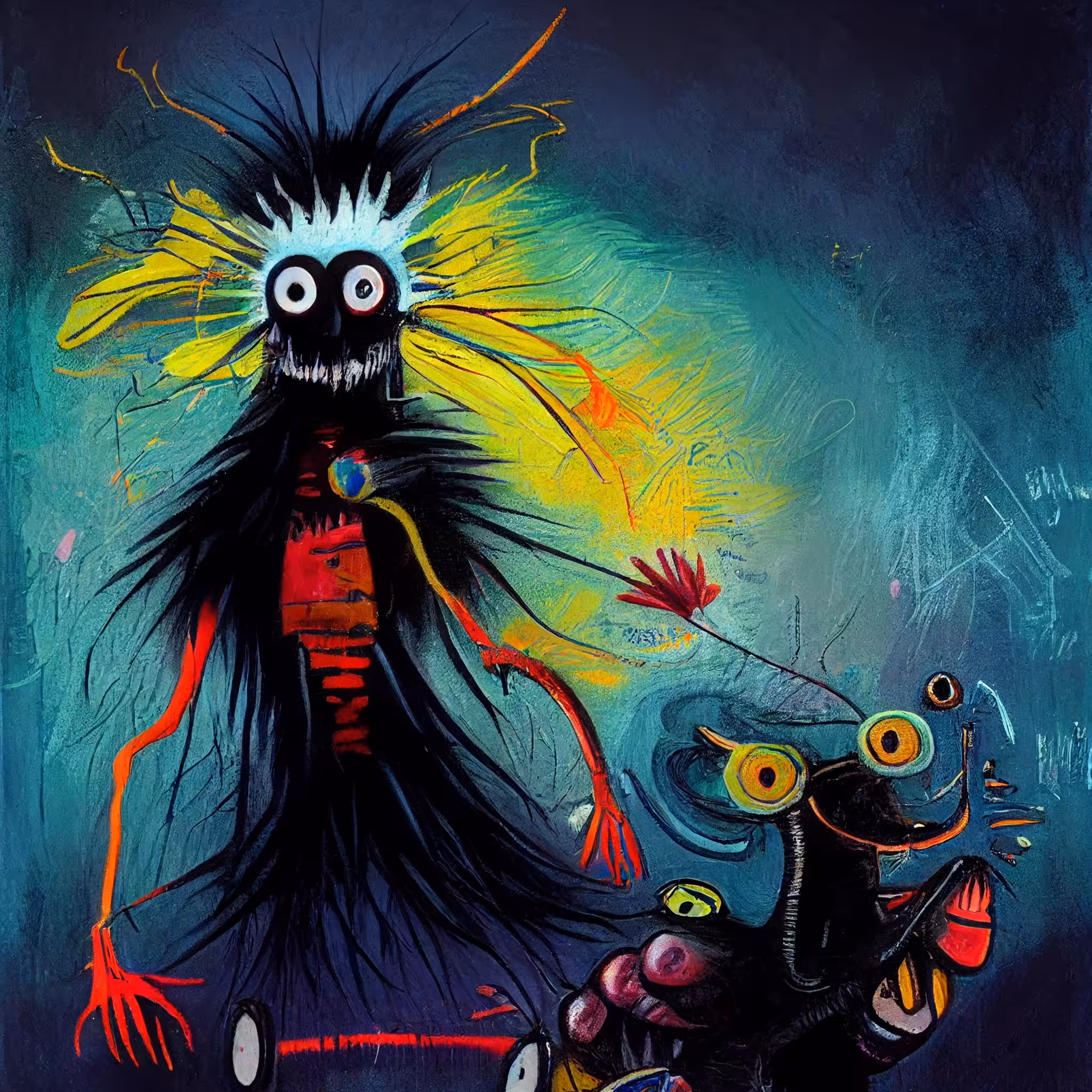 Basquiat Little Creatures: Little Creature #00487