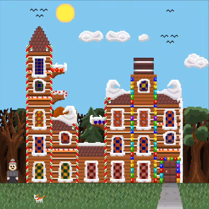 2D Mansion Candy House #111