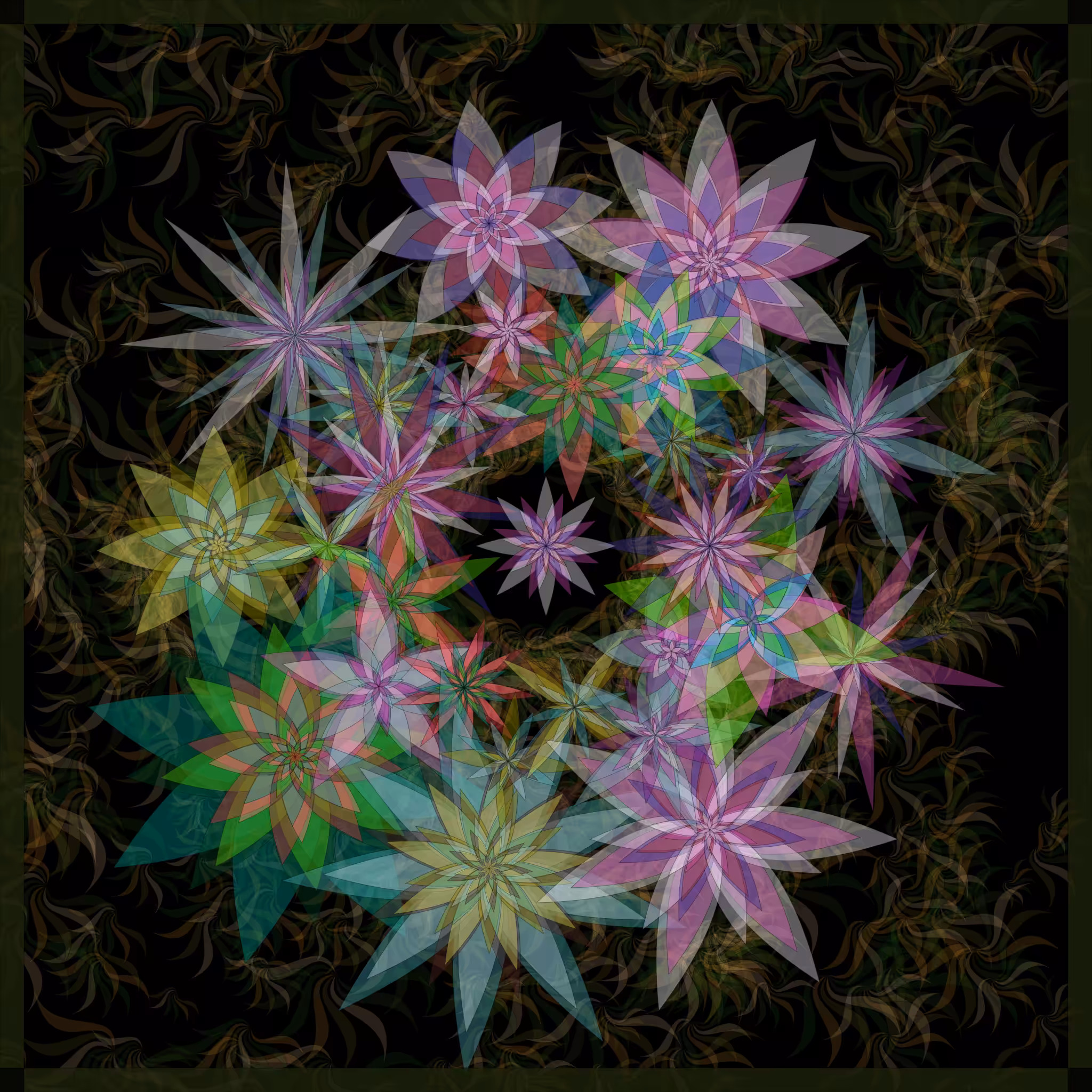 Bezier Garden #78