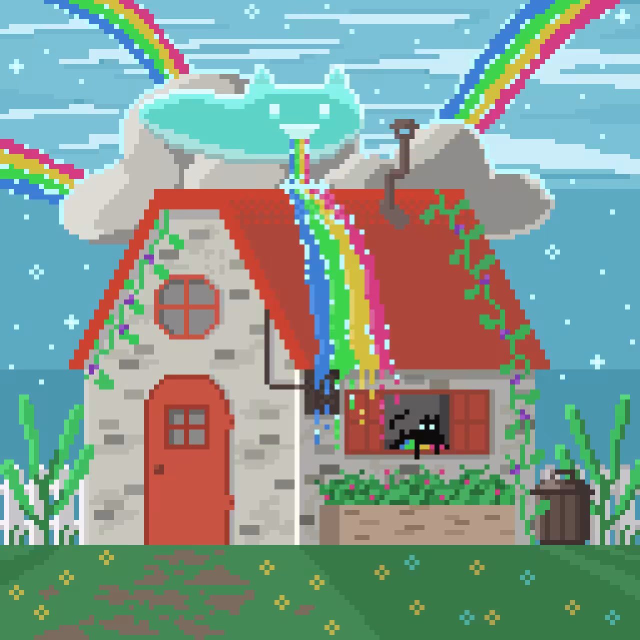 Rainbow House #16
