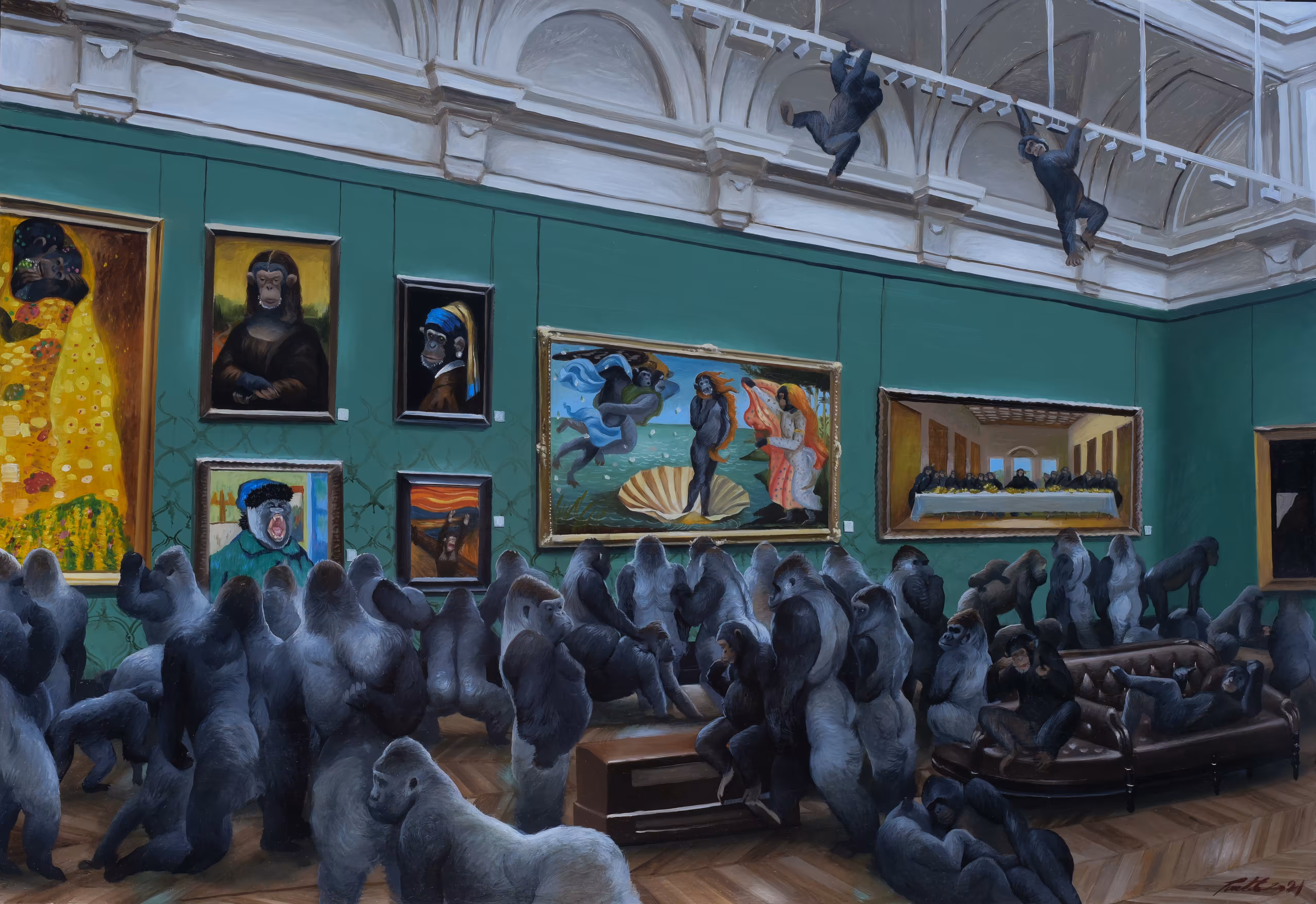 No god No human Only monkeys.