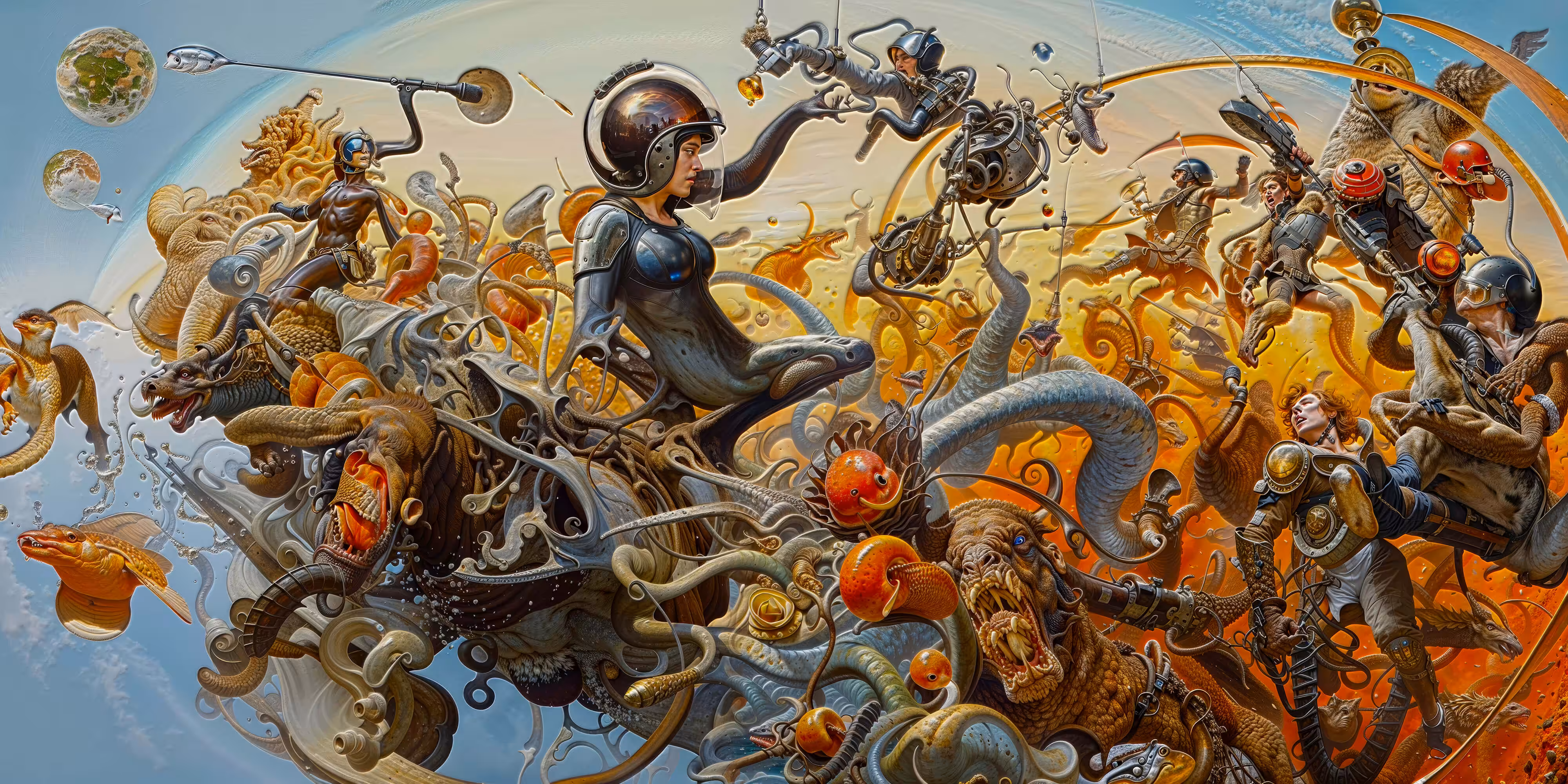 Swarm Through Dimension