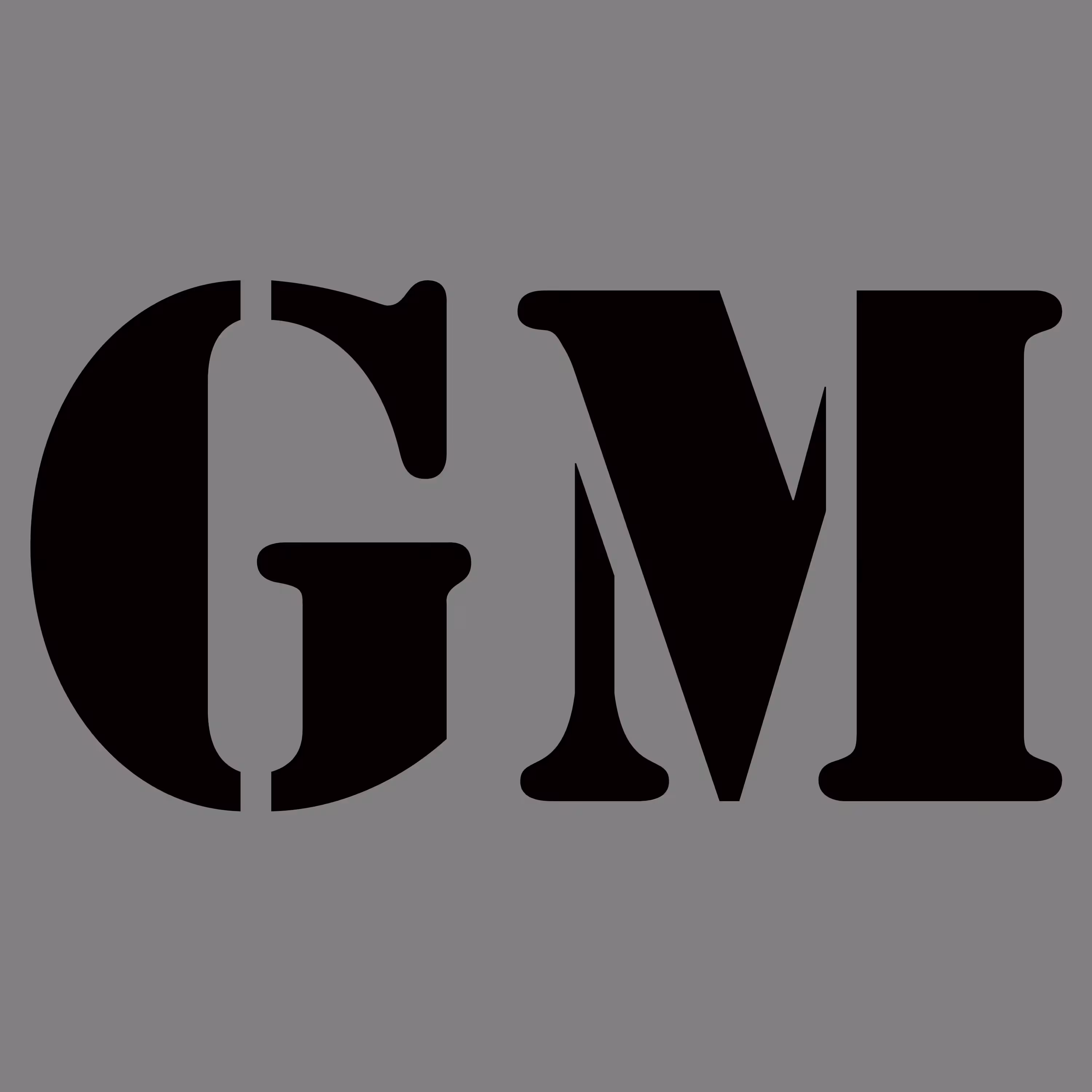 GM Gray Stencil