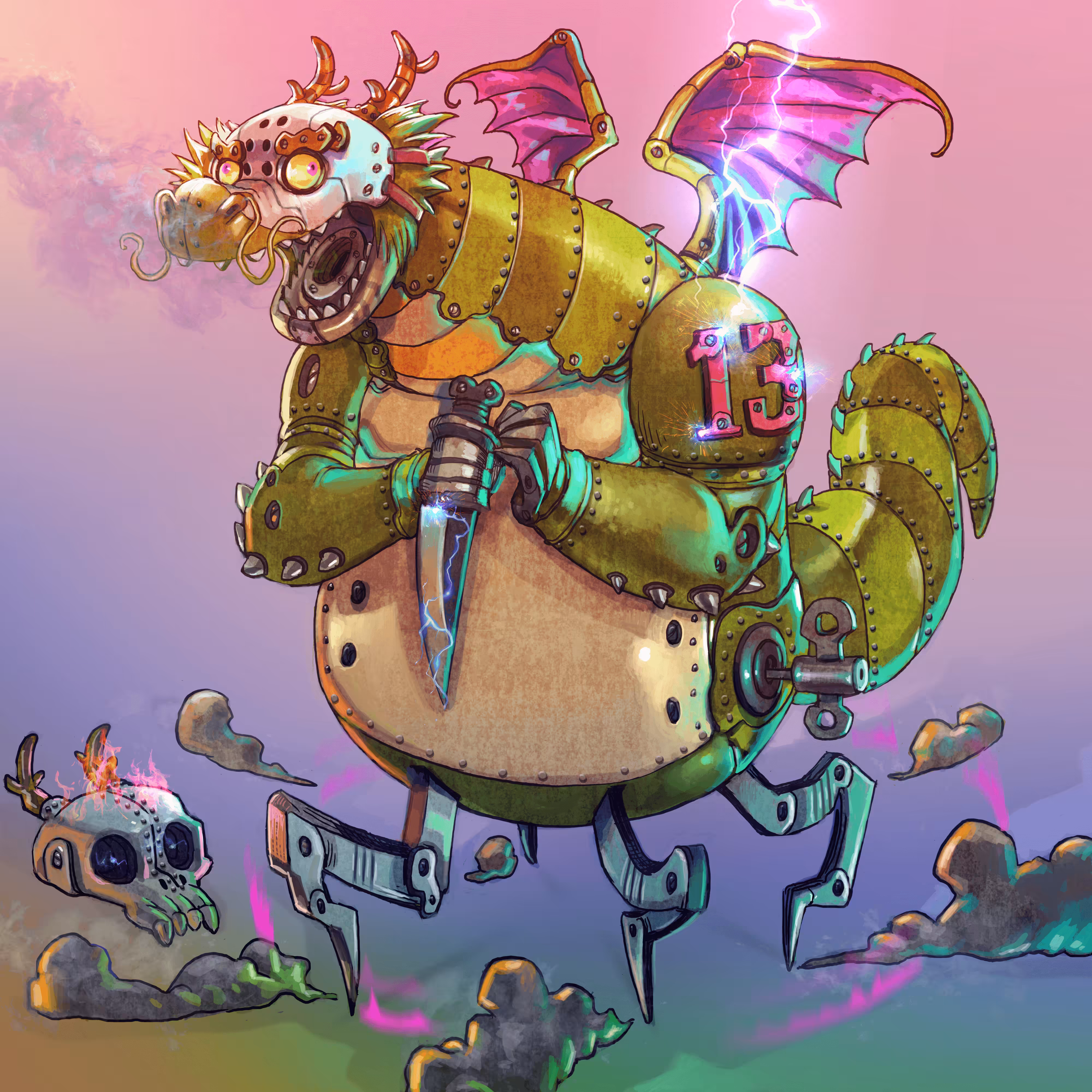 Wind Up Dragon #13: The Lucky Halloween 