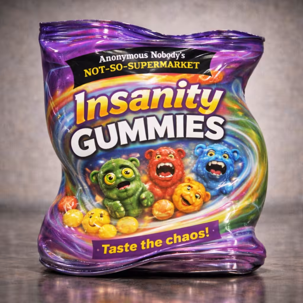 Anonymous Nobody’s Not-So-Supermarket: Insanity Gummies