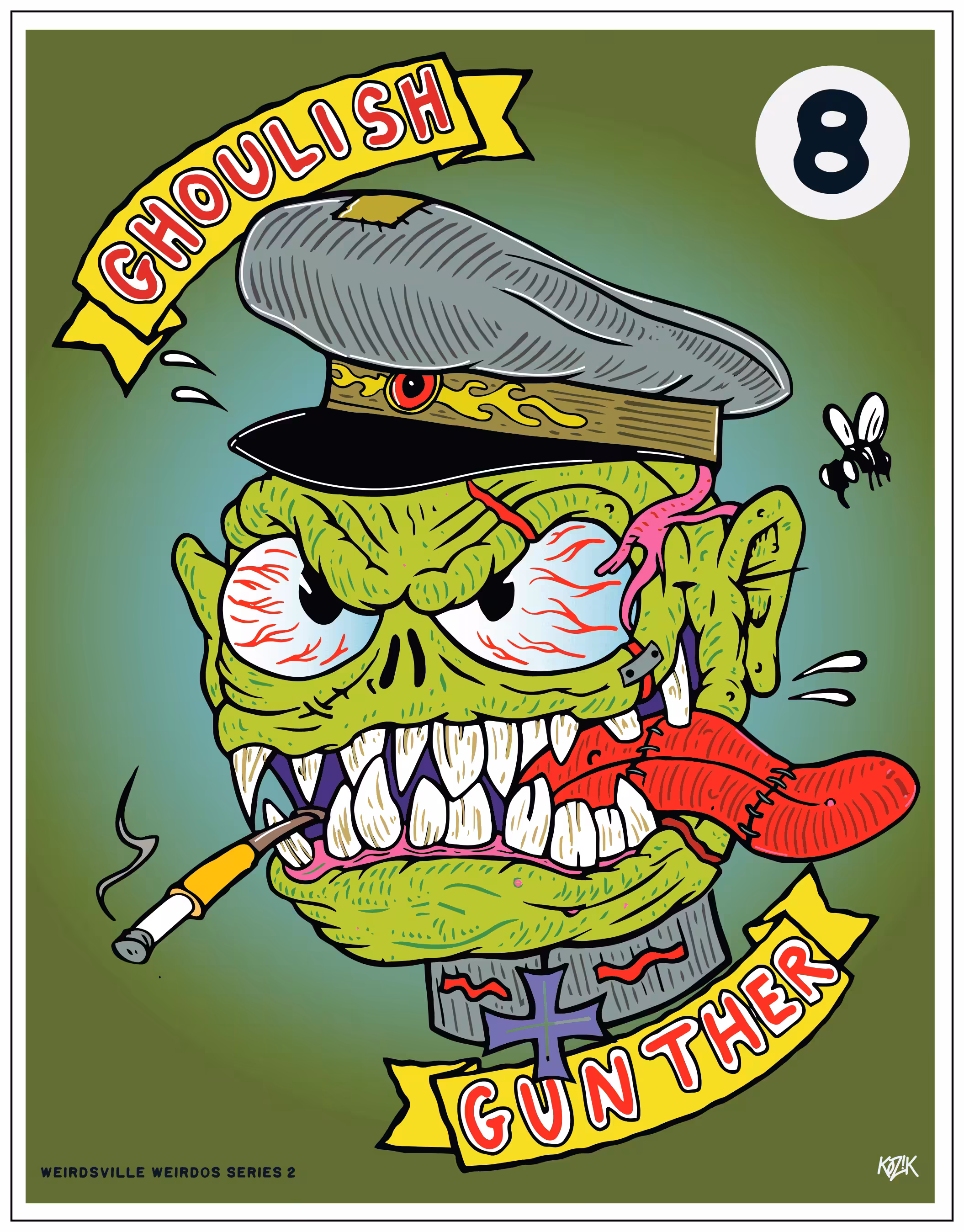 Weirdsville Weirdos Series 2: Ghoulish Gunther 8/12