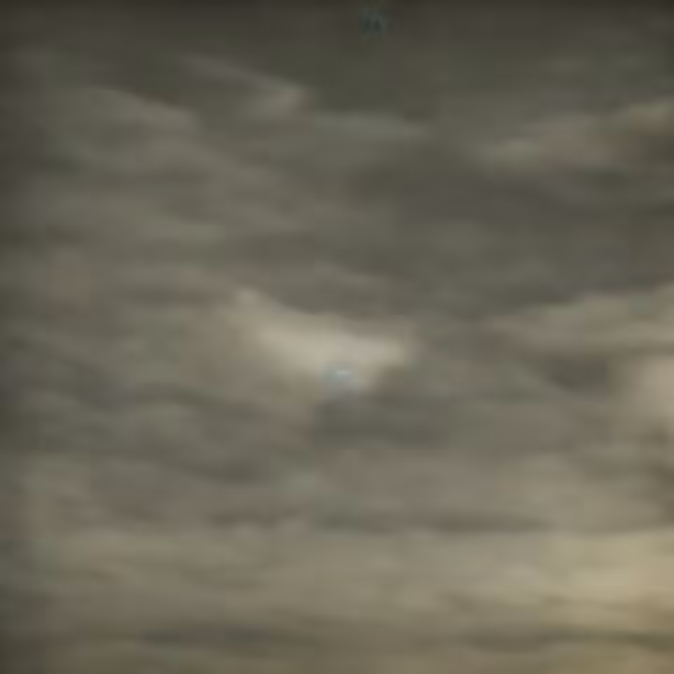 An Airplane Flying off into the Distance at Night #1