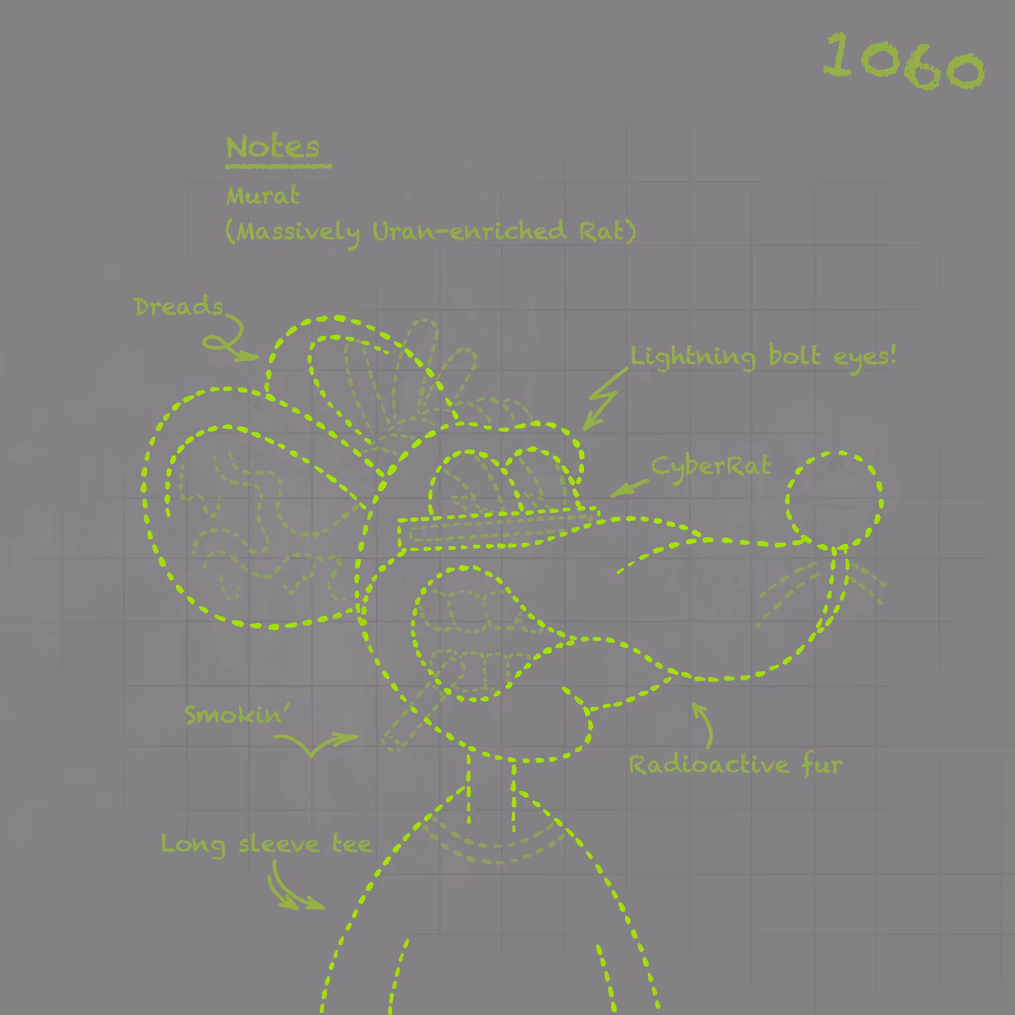 Sewer Rat Blueprint 1060