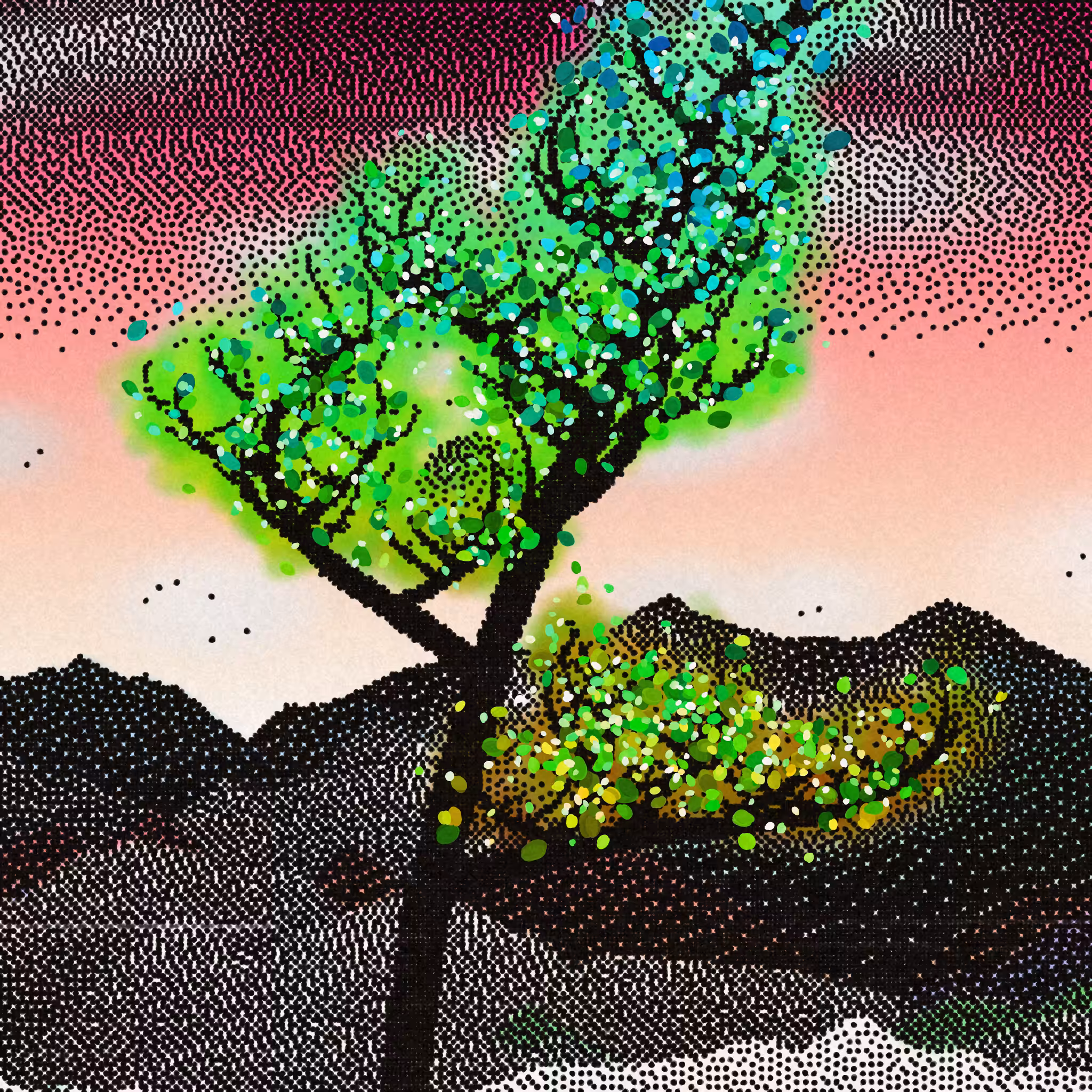 Dithered Branches #89