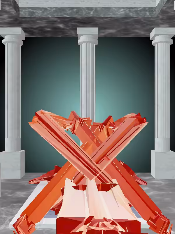 HeavenComputer: The Fragmented Rising Fiery Red Man #2028