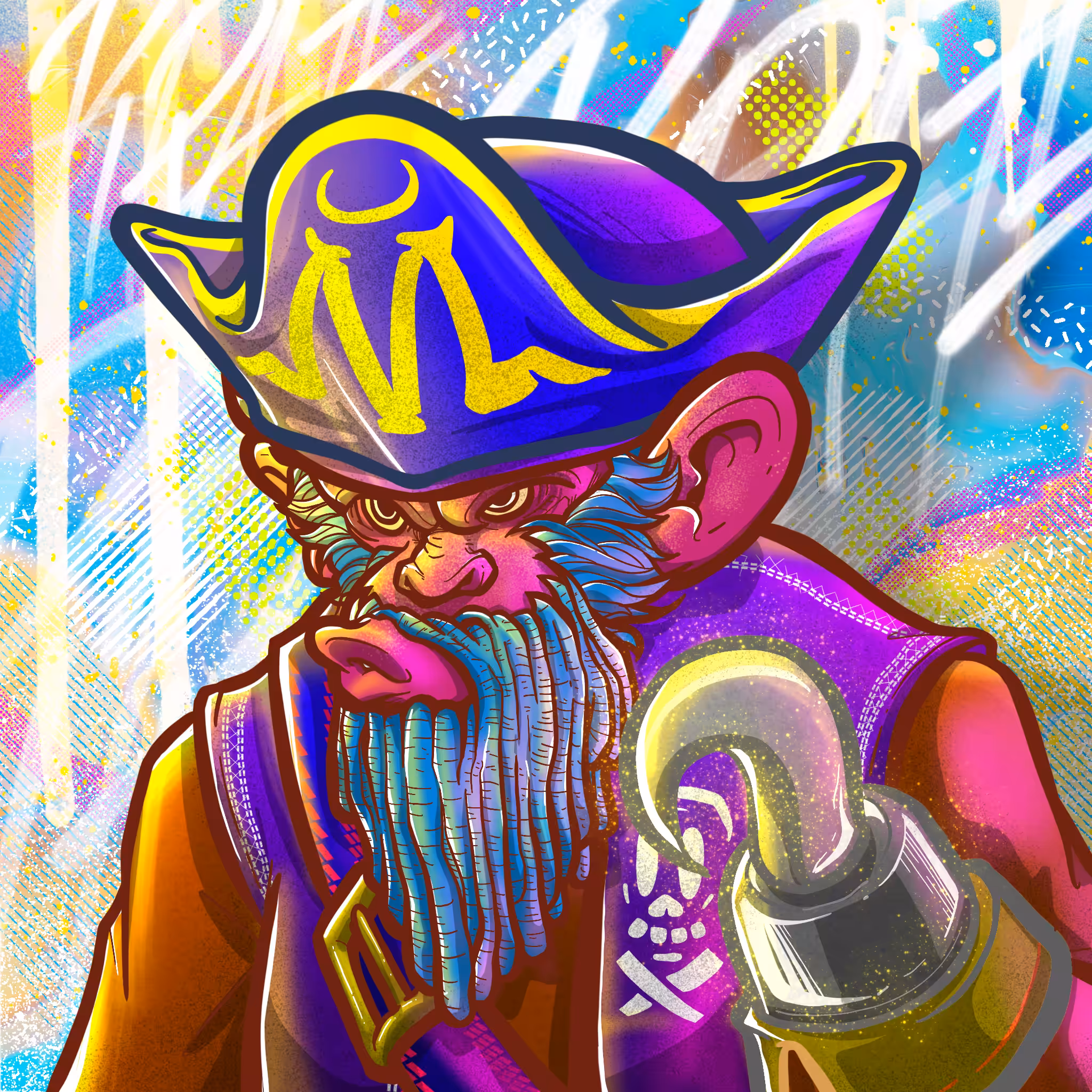 moonk 9, the pirate.