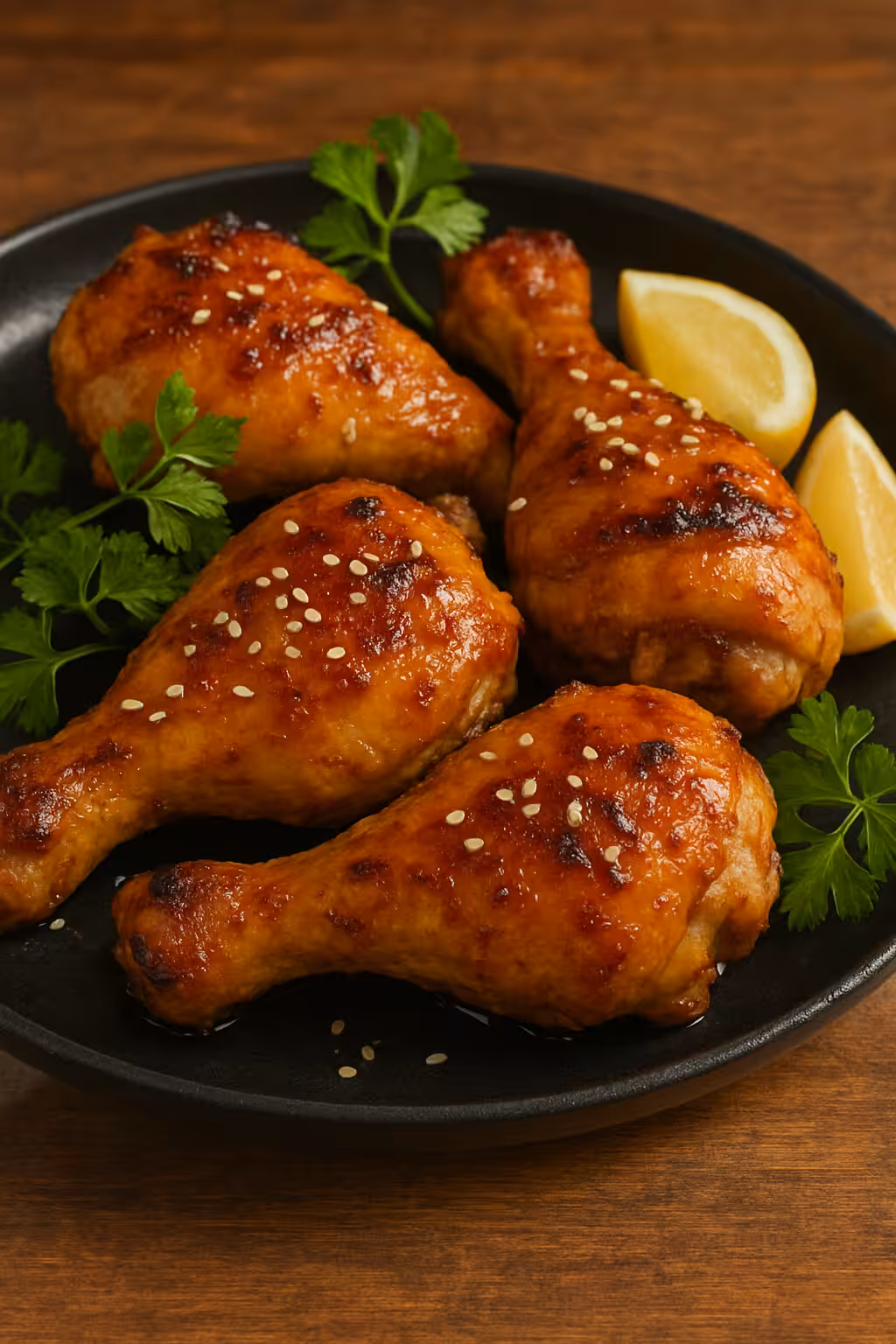 🍗 Honey Glazed Roasted Chicken Drumsticks