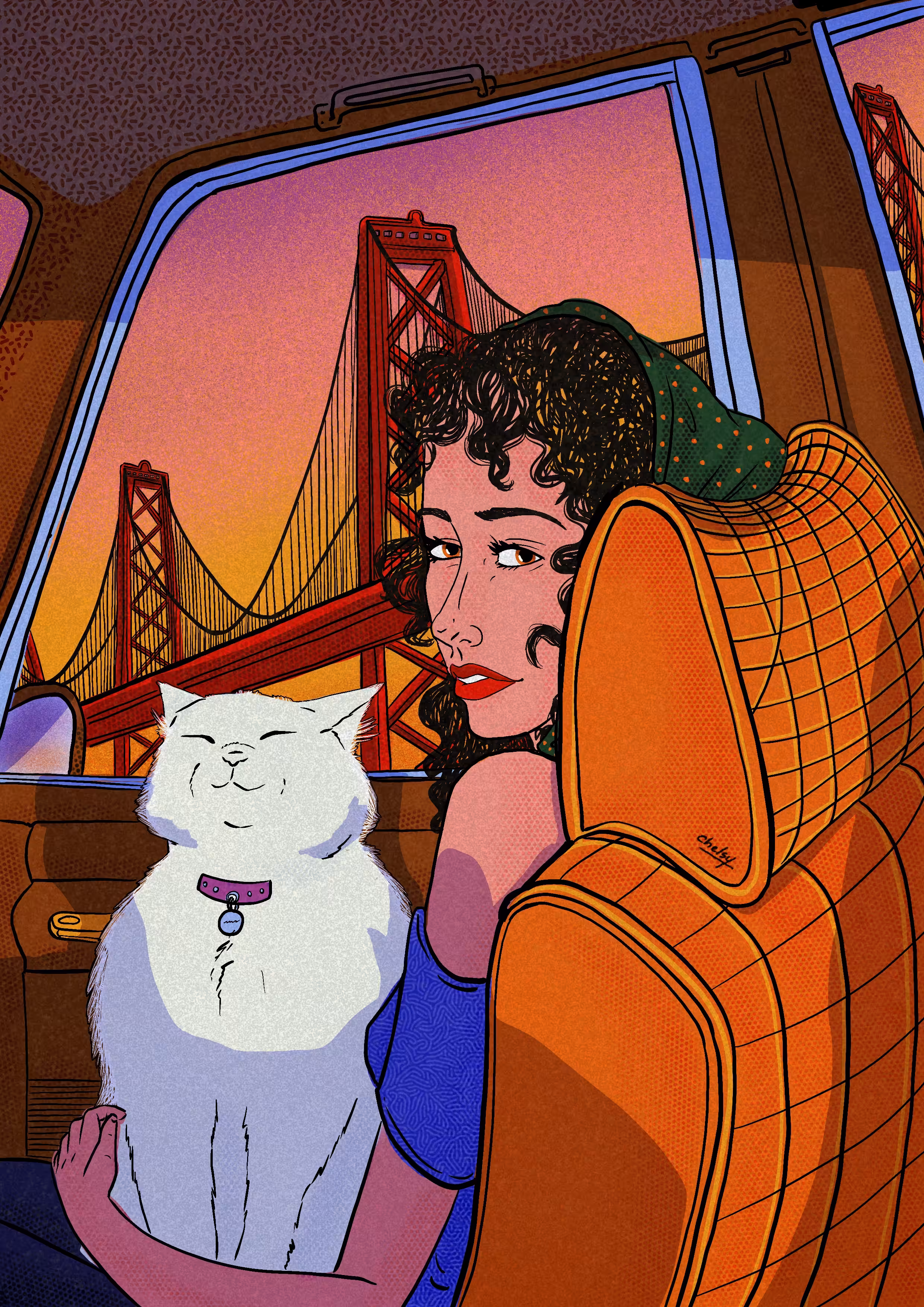 Travelling with a cat Girl