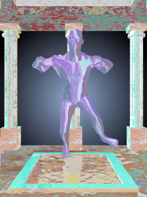 HeavenComputer: The Treading Water Real Gold Man #6715